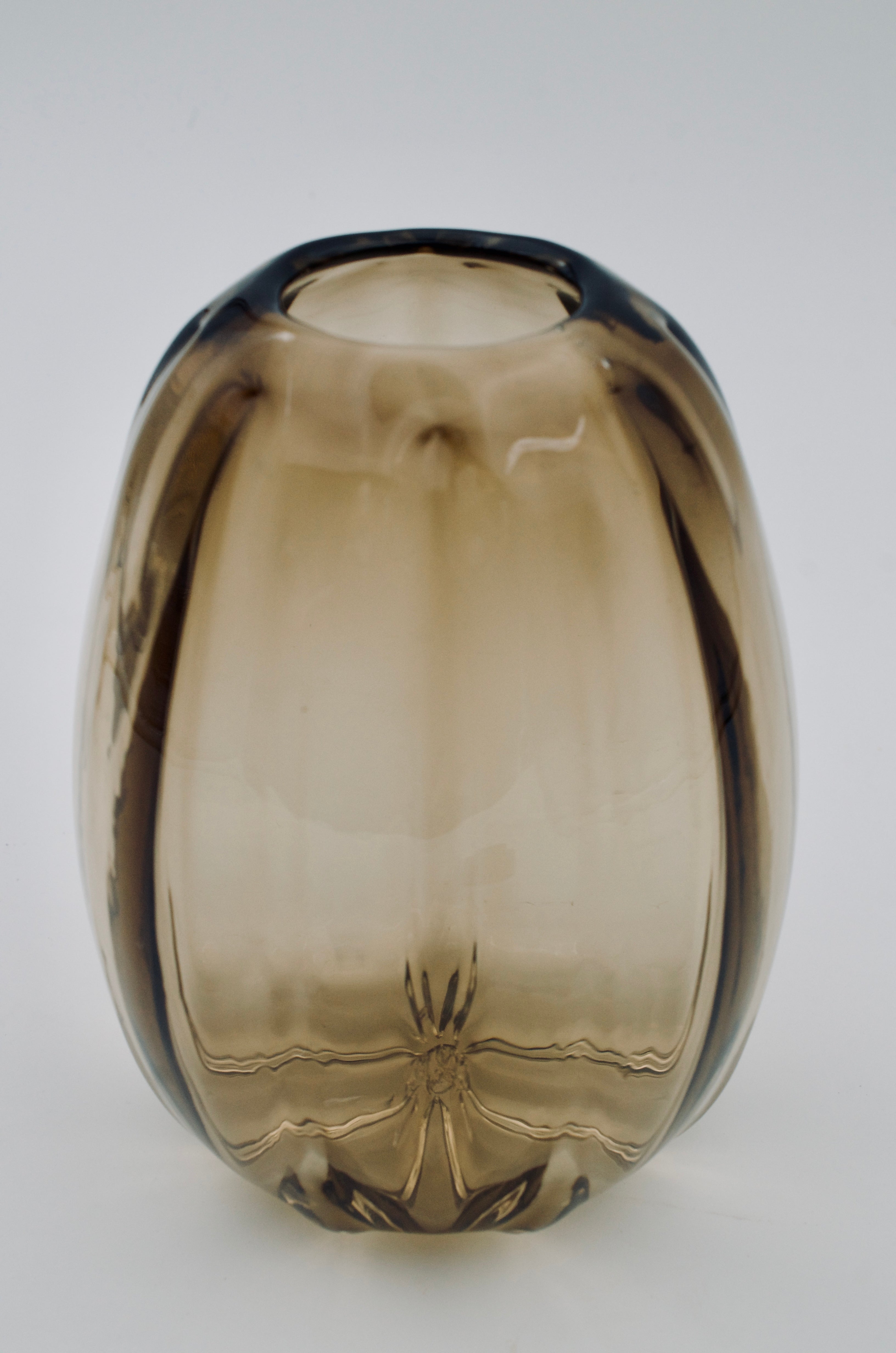 TALL ECHORA HAND BLOWN GLASS VASE | Imprint House