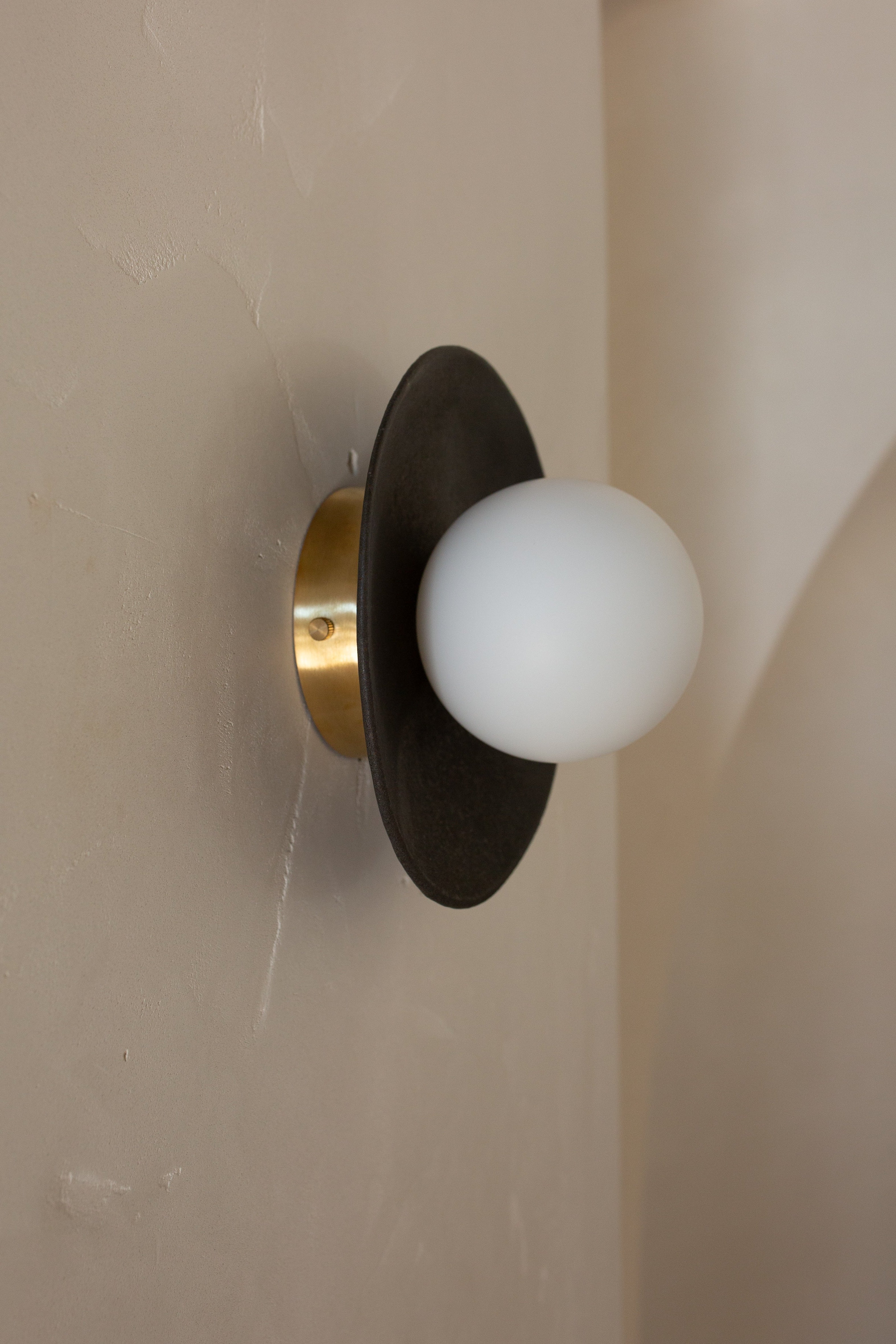 Lume Wall Light in Charcoal | Imprint House