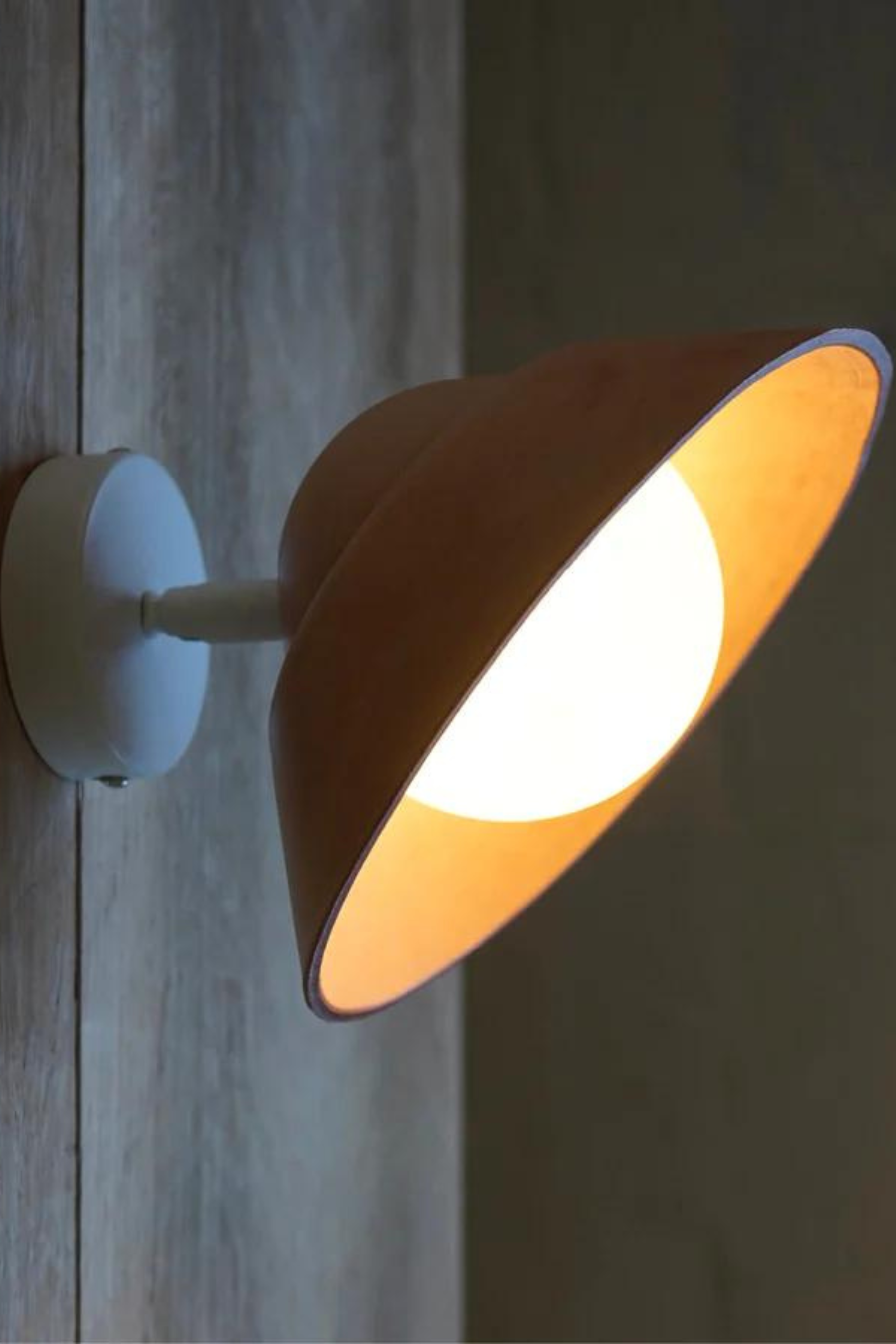 Leather Wall Step Sconce | Natural | Imprint House