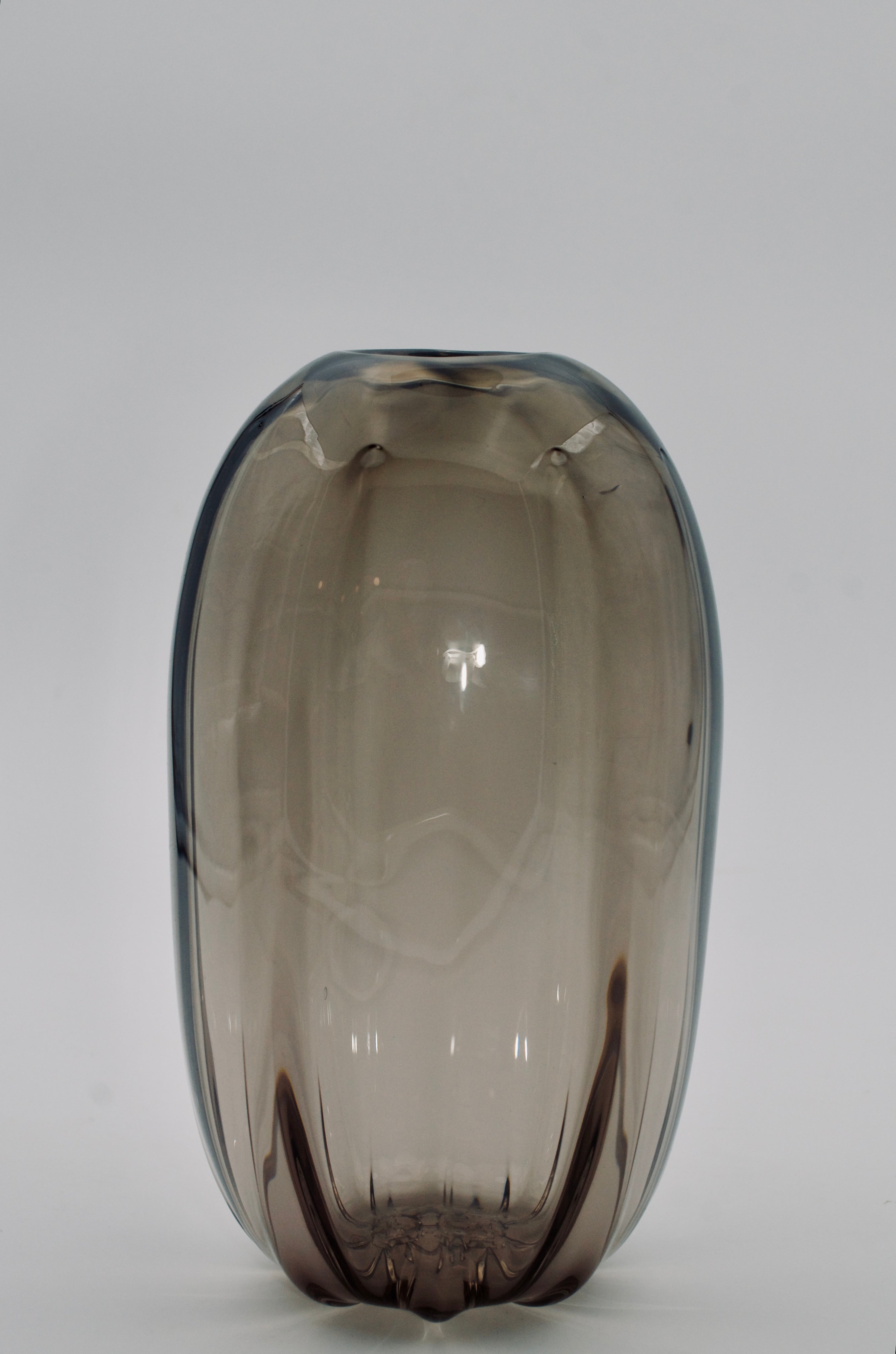 TALL ECHORA HAND BLOWN GLASS VASE | Imprint House