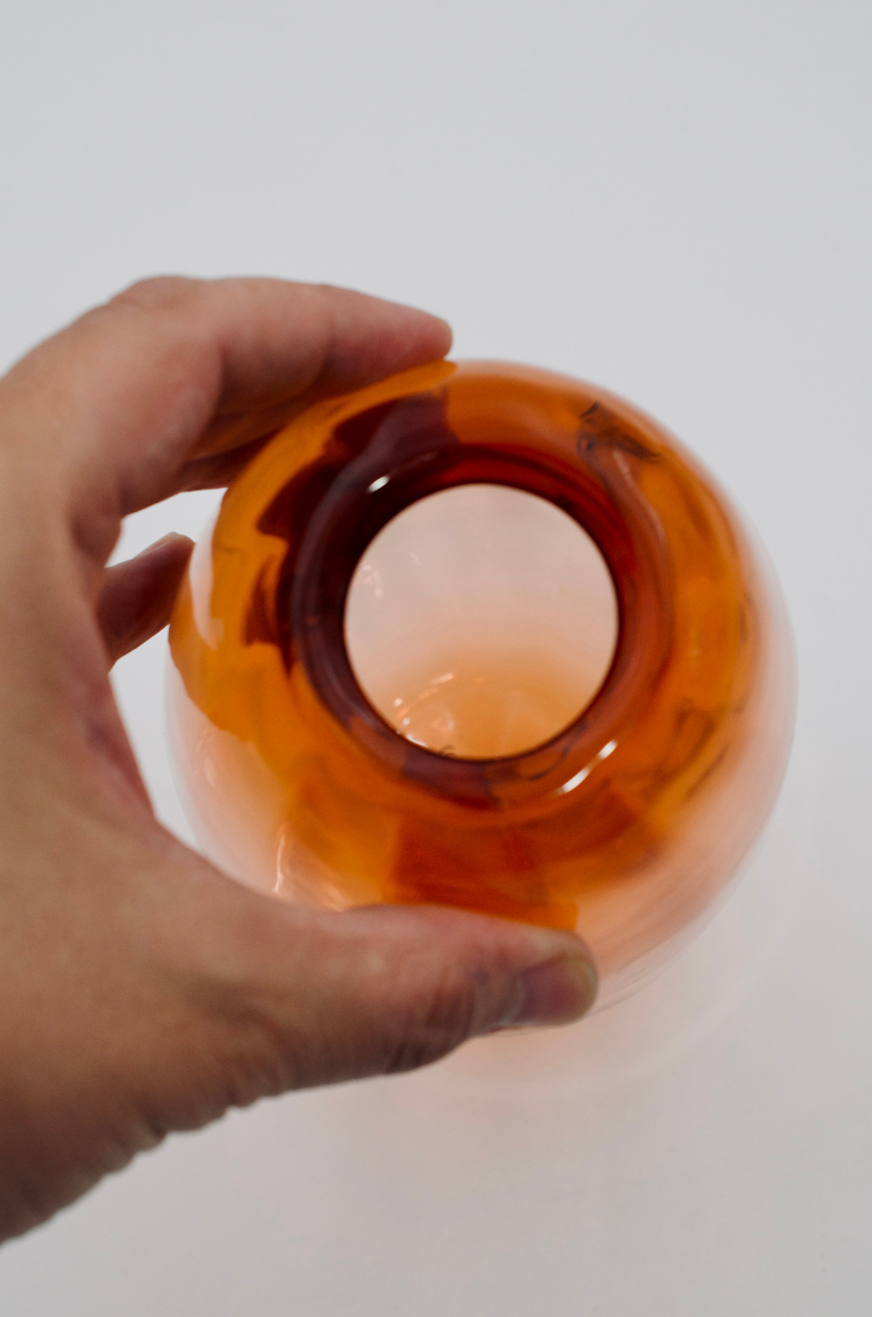 TALL ECHORA HAND BLOWN GLASS VASE | Imprint House