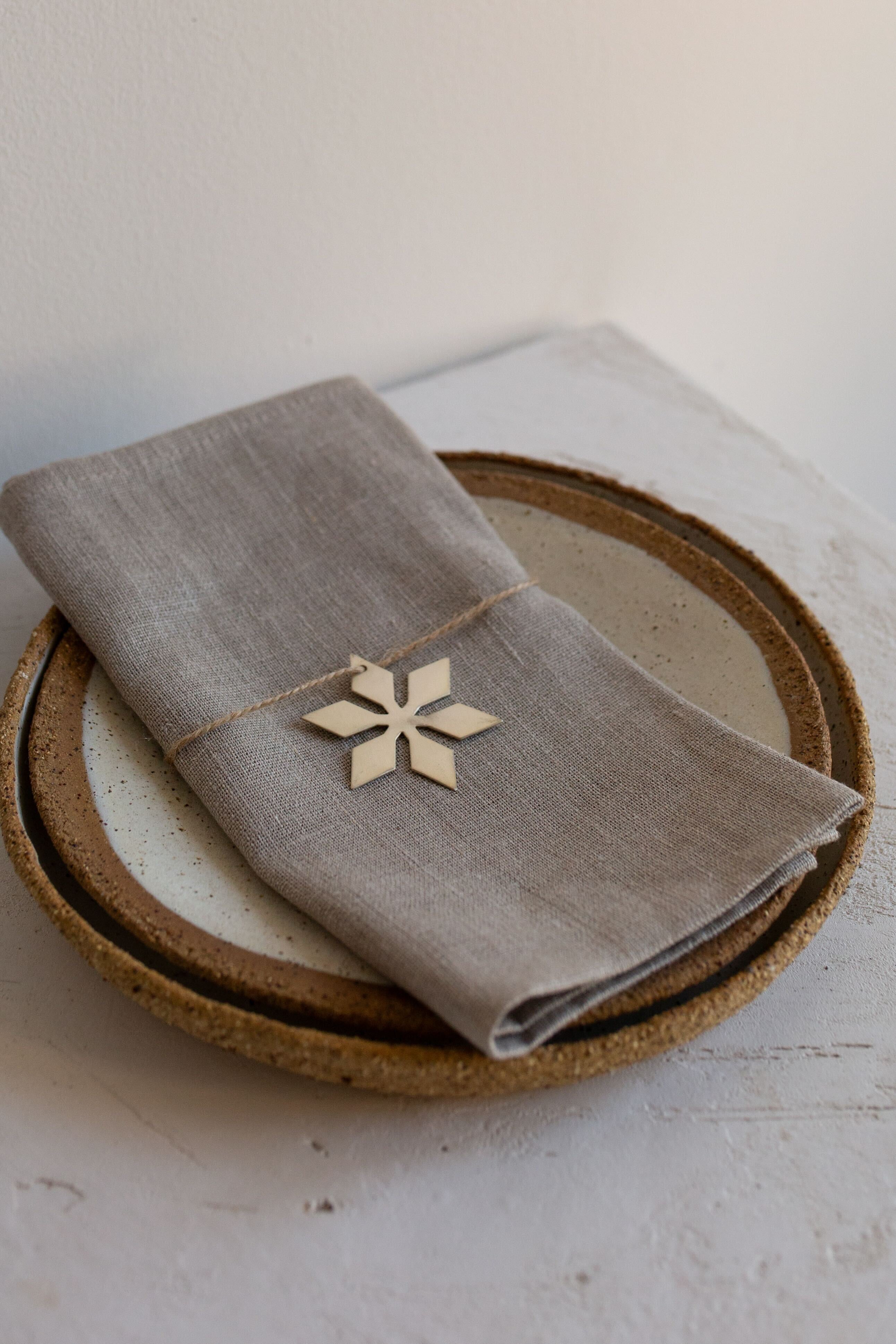 SILVER PLATED TWINKLING STAR - SET OF 6 - 0