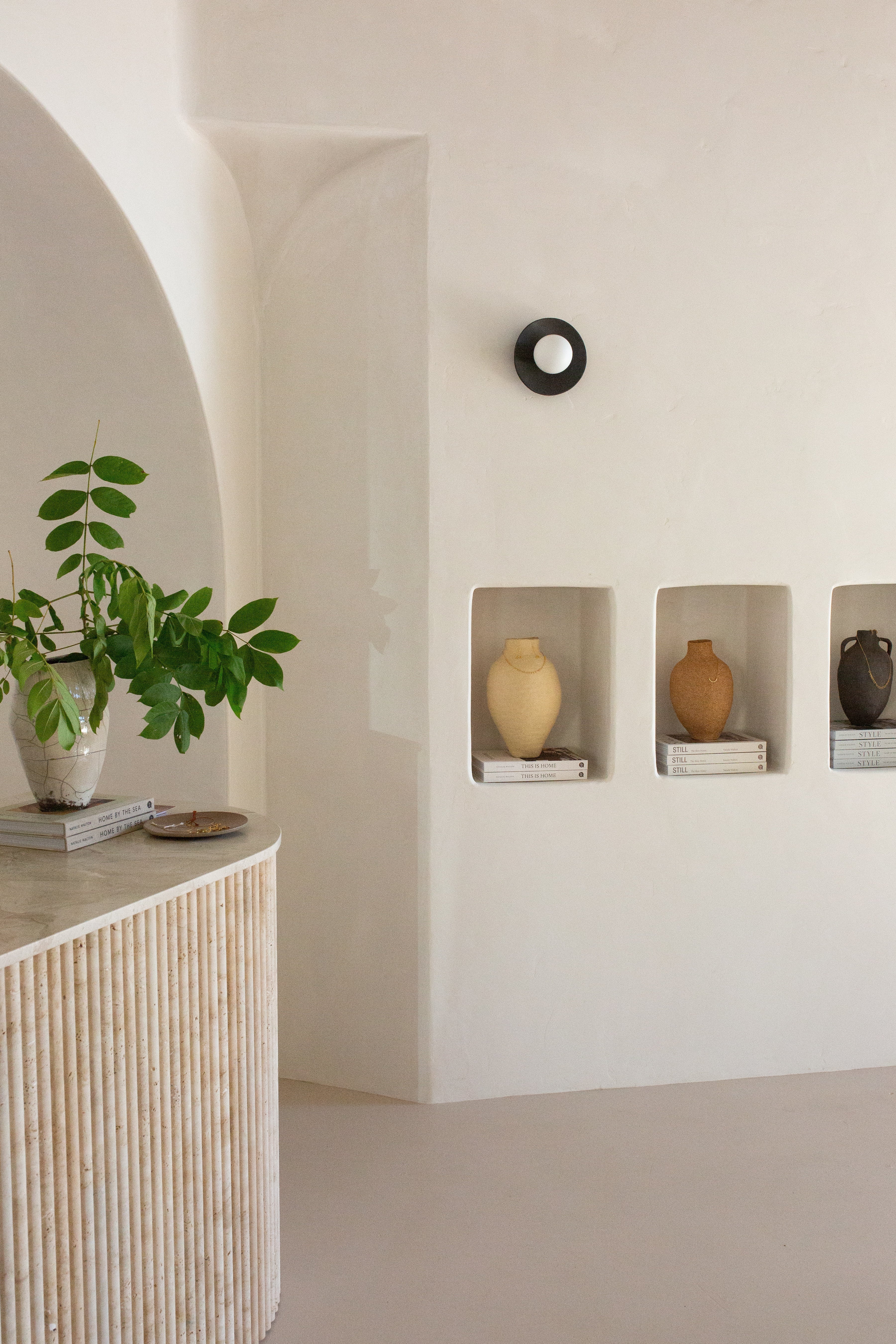 LUME WALL LIGHT IN CHARCOAL - 0