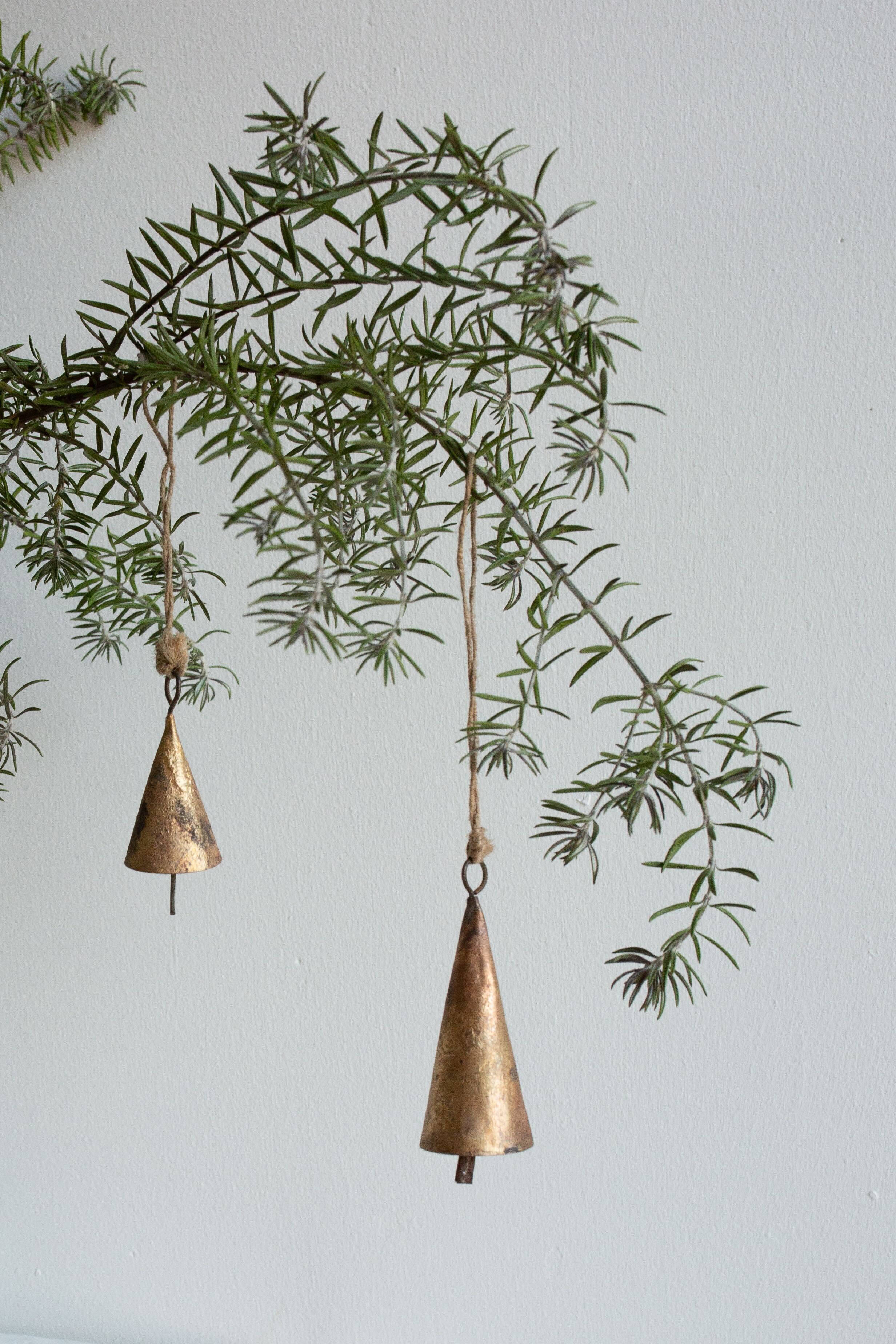 ORNAMENT IRON BELLS - SET of 4 (MEDIUM) - 1