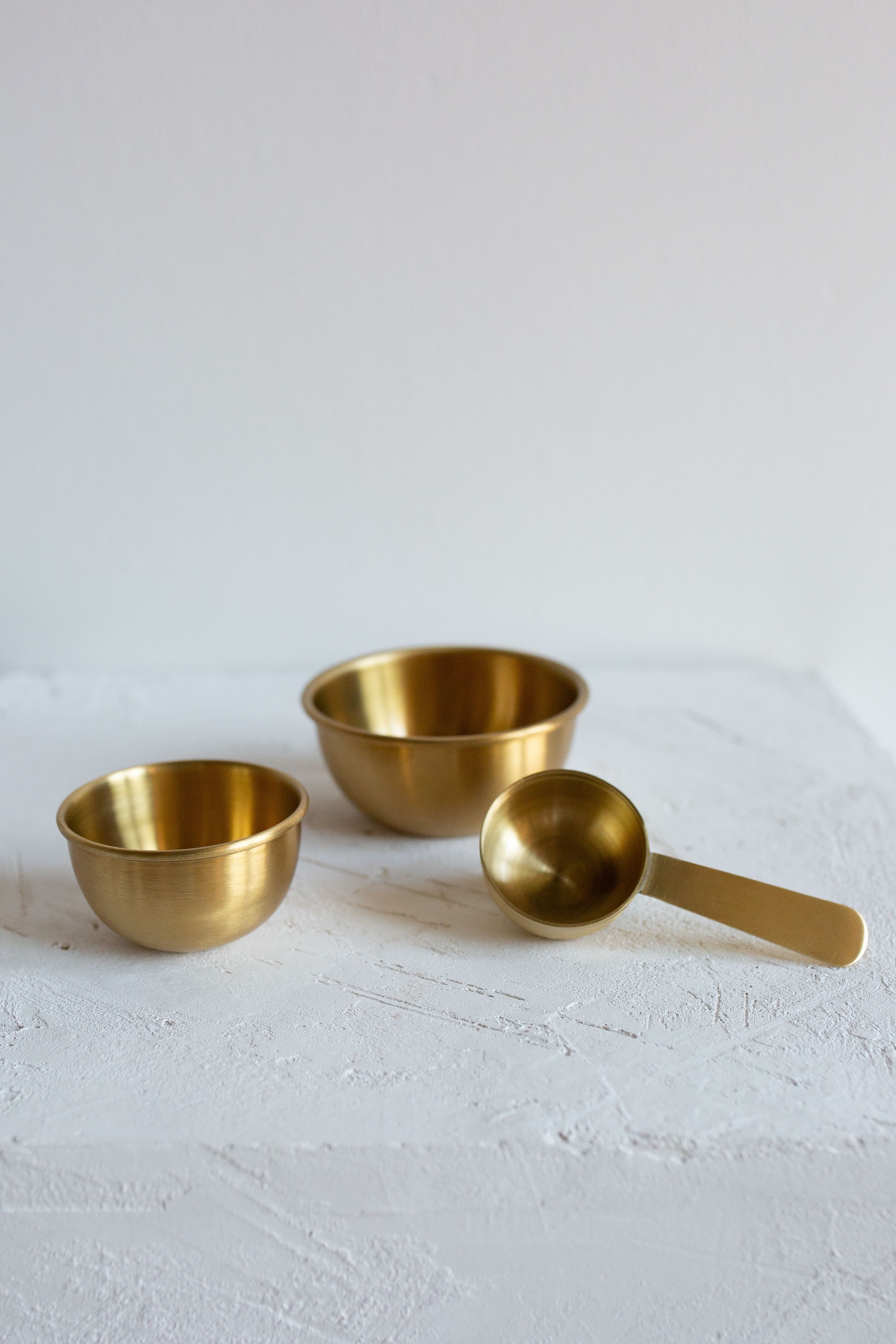 BRASS COFFEE MEASURING SPOON - 2