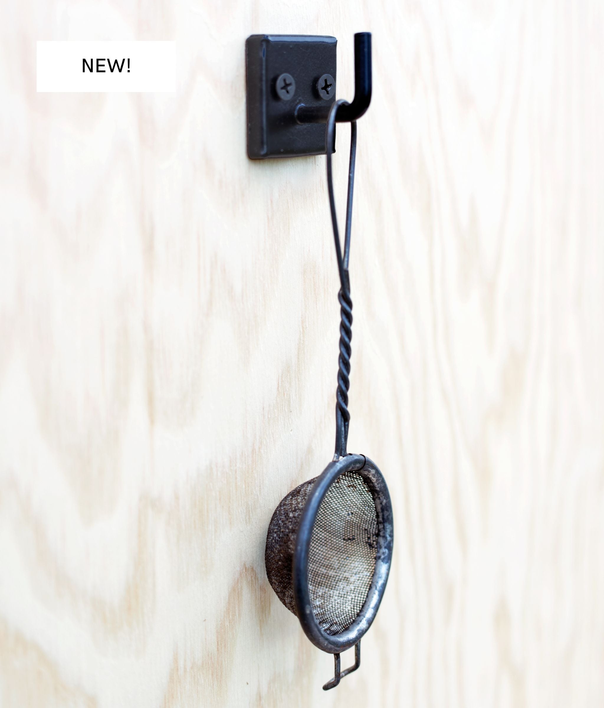 IRON HOOK ON SQUARE PLATE | Imprint House