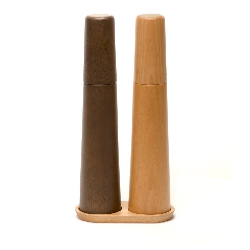 BEECH SALT AND PEPPER MILL TRAY | Imprint House