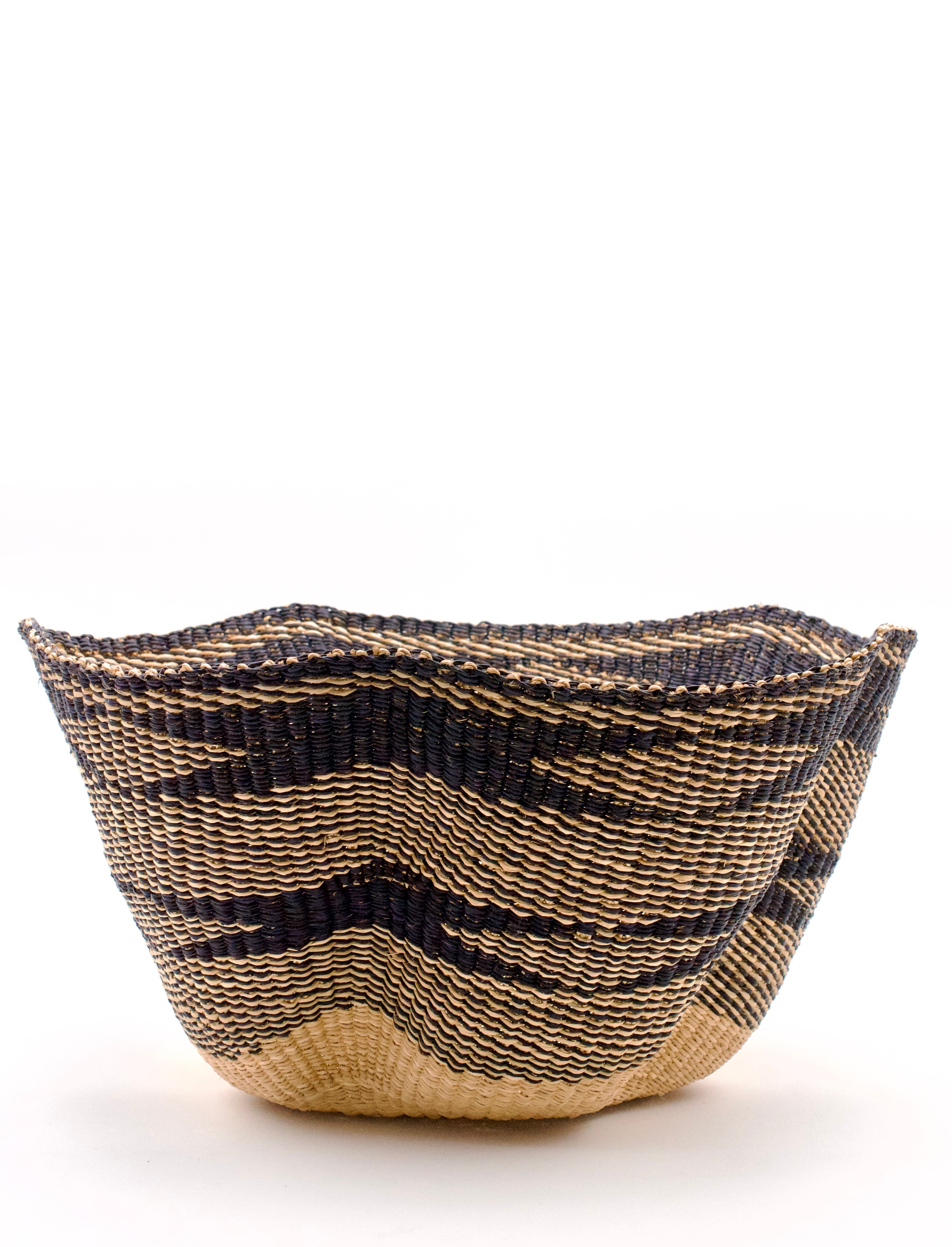Handwoven Pakurigo Wave Basket