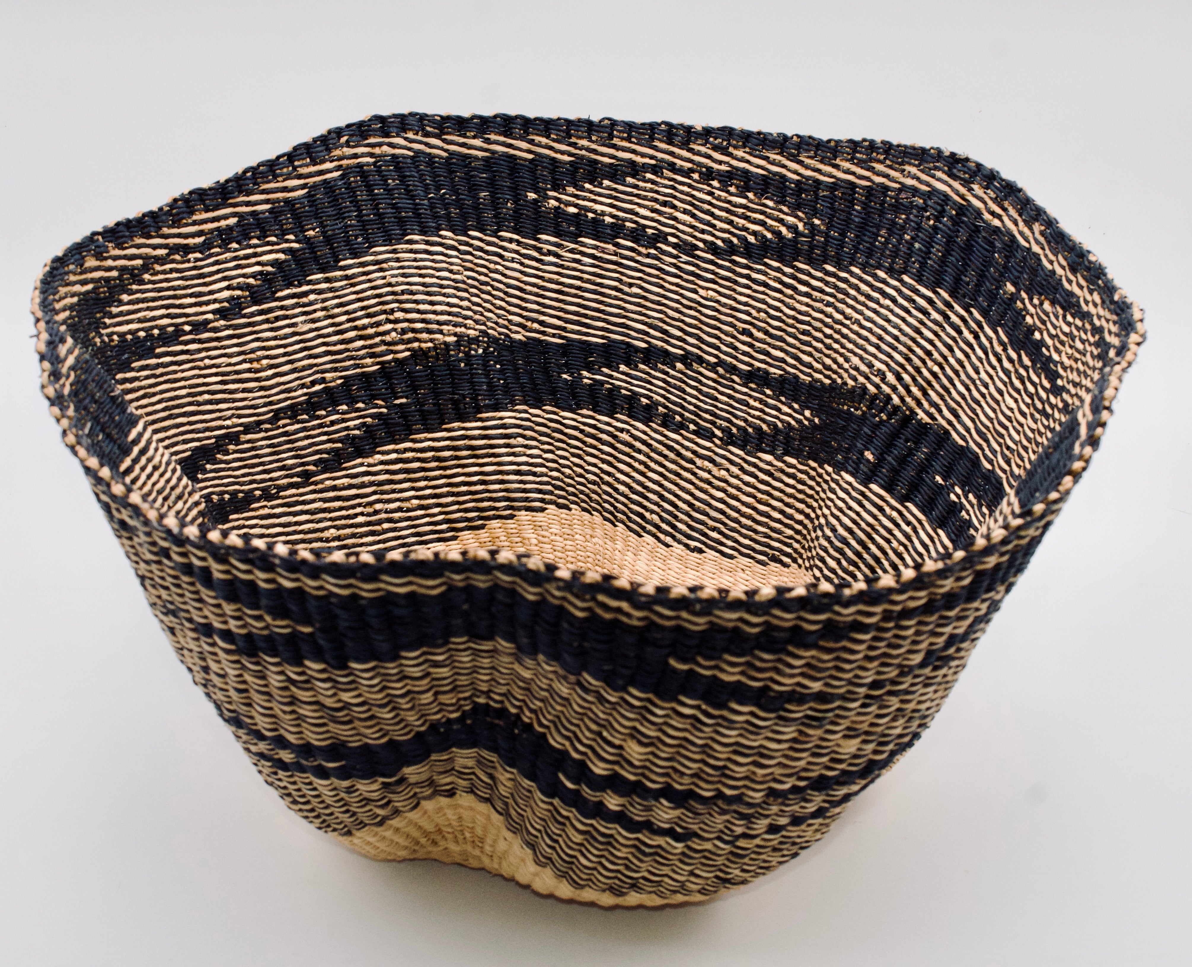 Handwoven Pakurigo Wave Basket