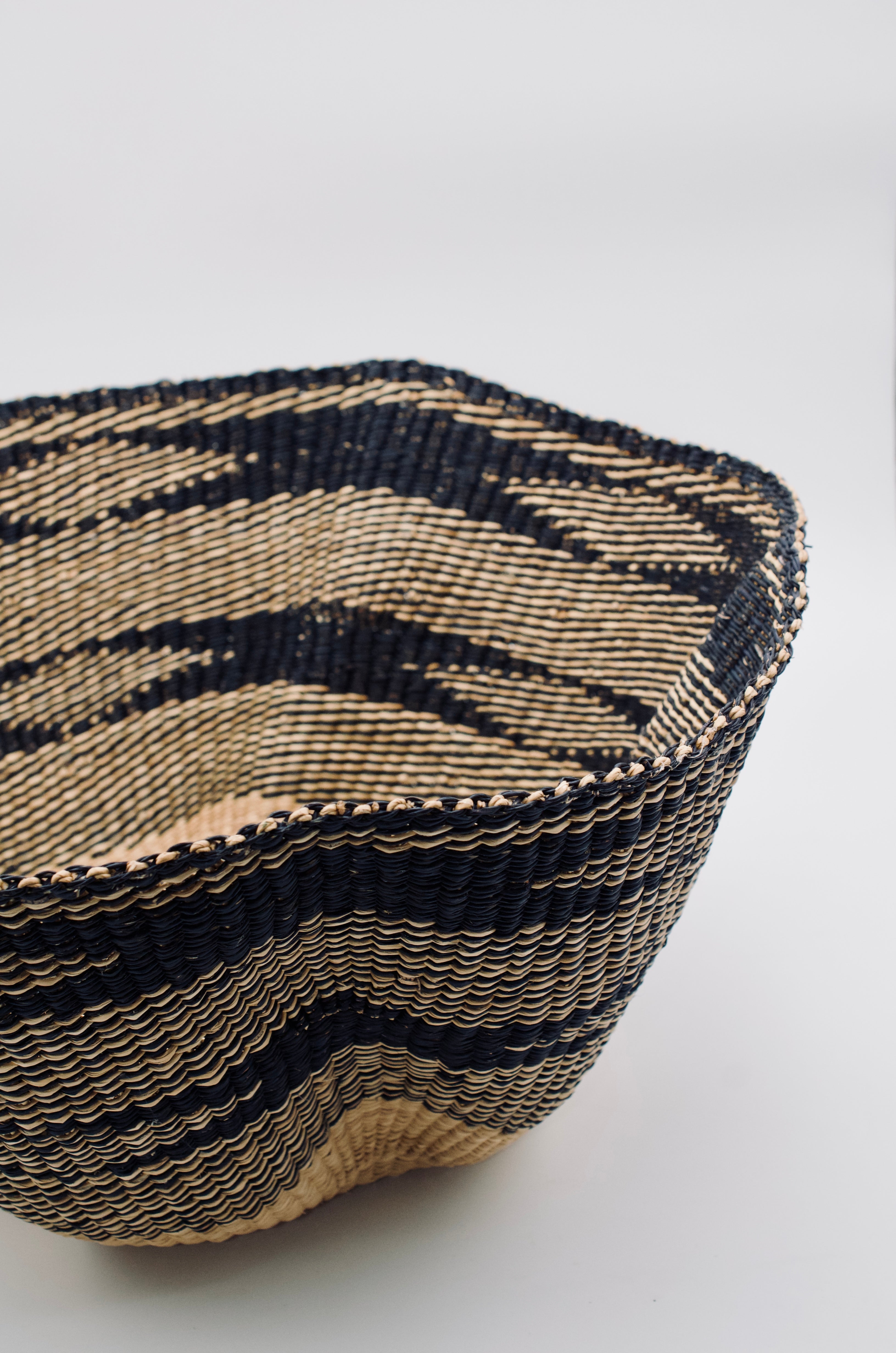 Handwoven Pakurigo Wave Basket
