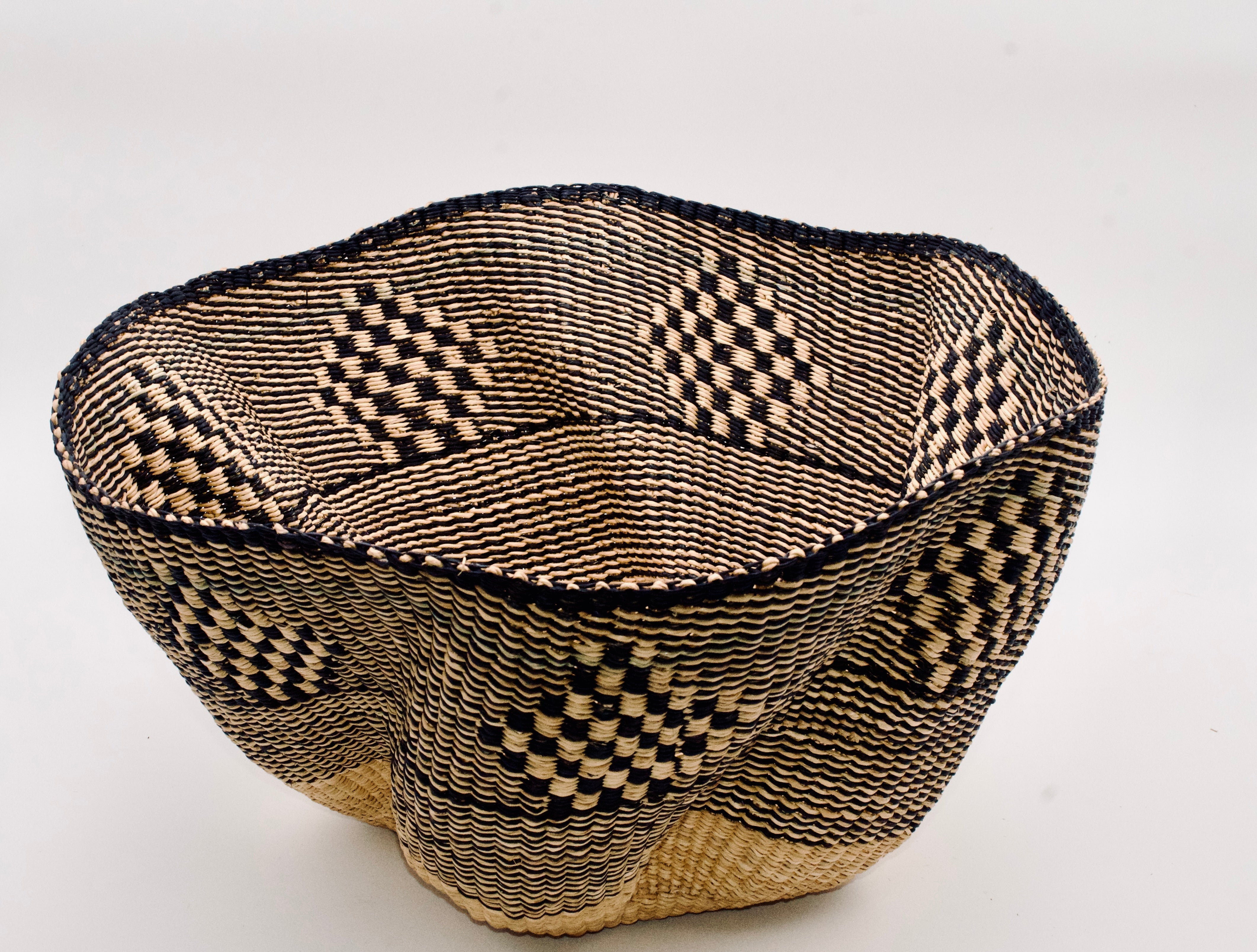 Handwoven Pakurigo Wave Basket