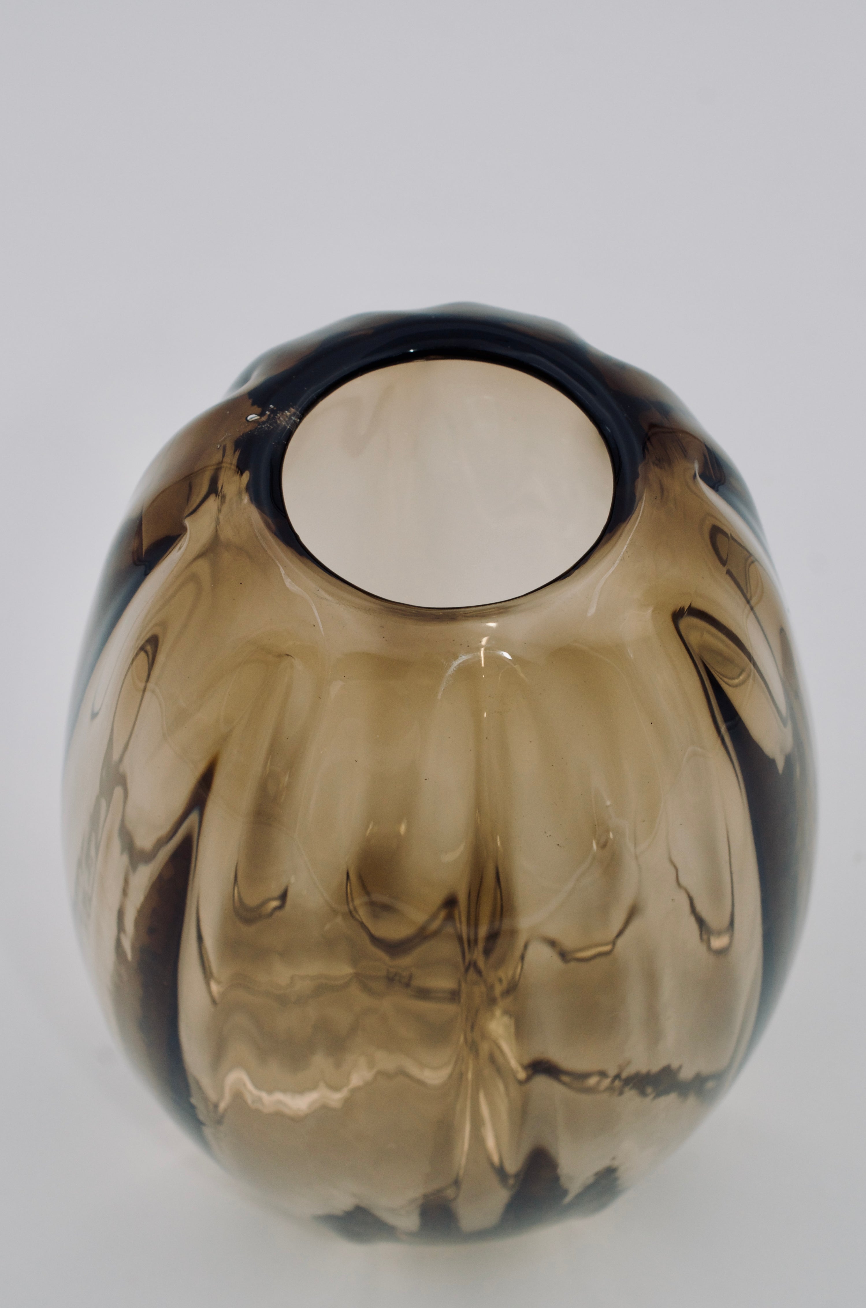 TALL ECHORA HAND BLOWN GLASS VASE | Imprint House