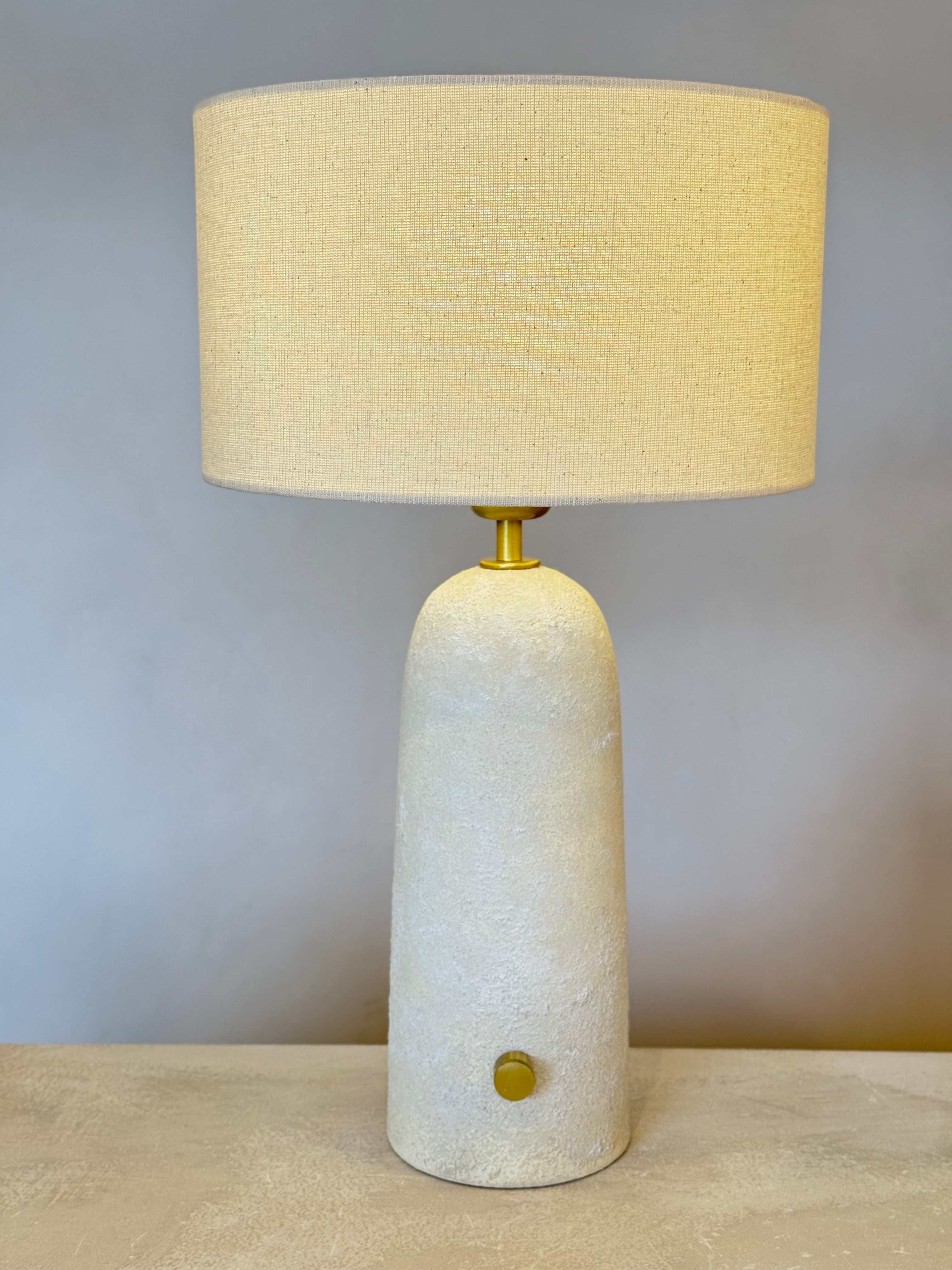Obra Table Lamp - Handmade Concrete, Dimmable | Imprint House
