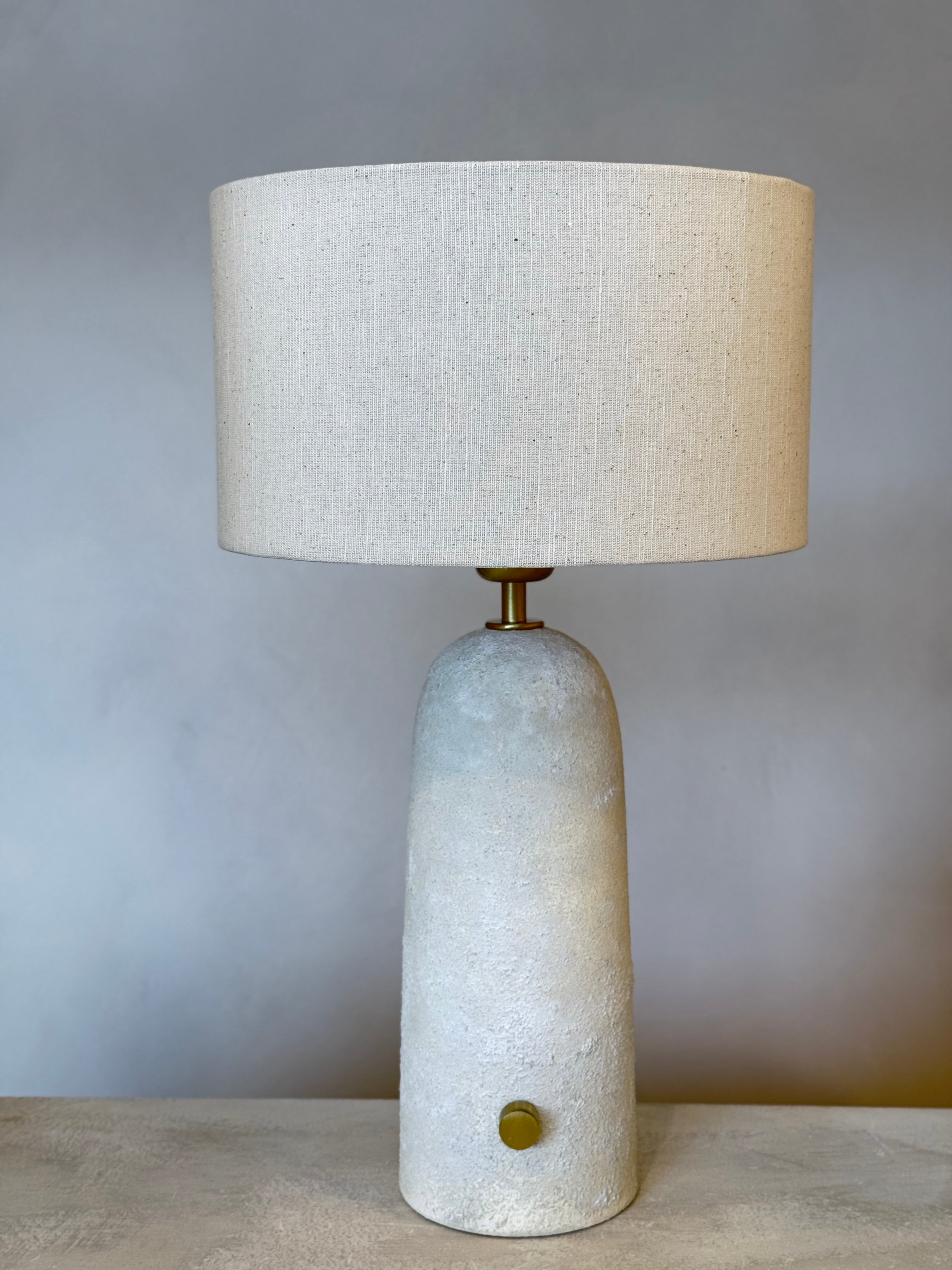 Obra Table Lamp - Handmade Concrete, Dimmable | Imprint House
