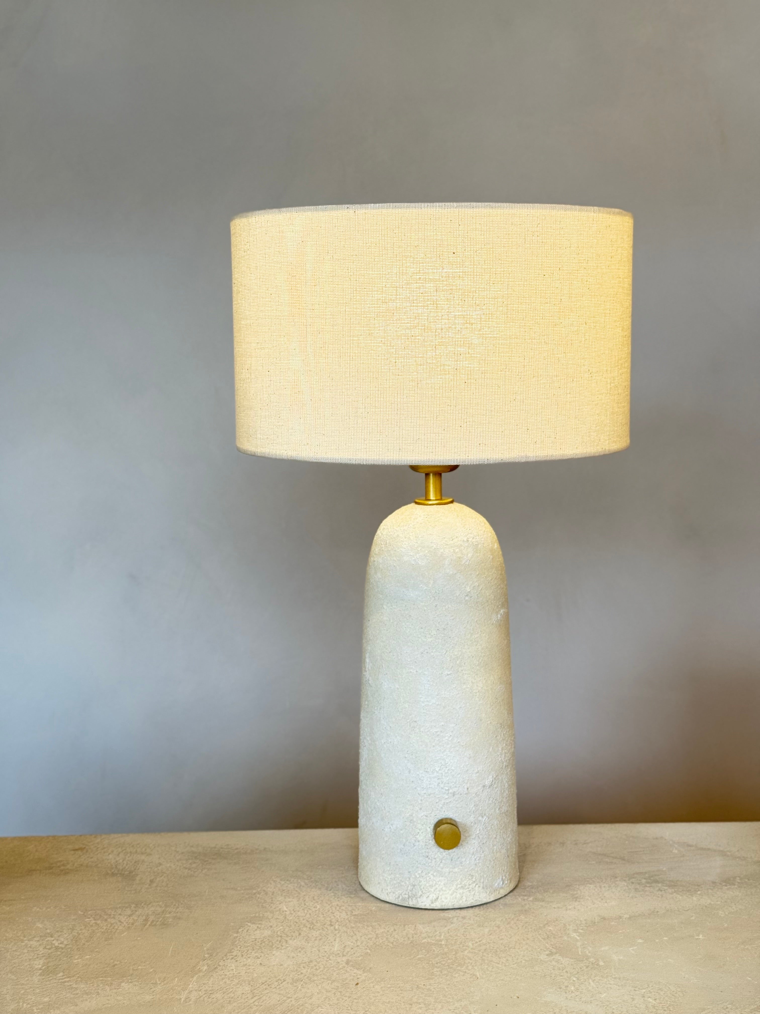 Obra Table Lamp - Handmade Concrete, Dimmable | Imprint House