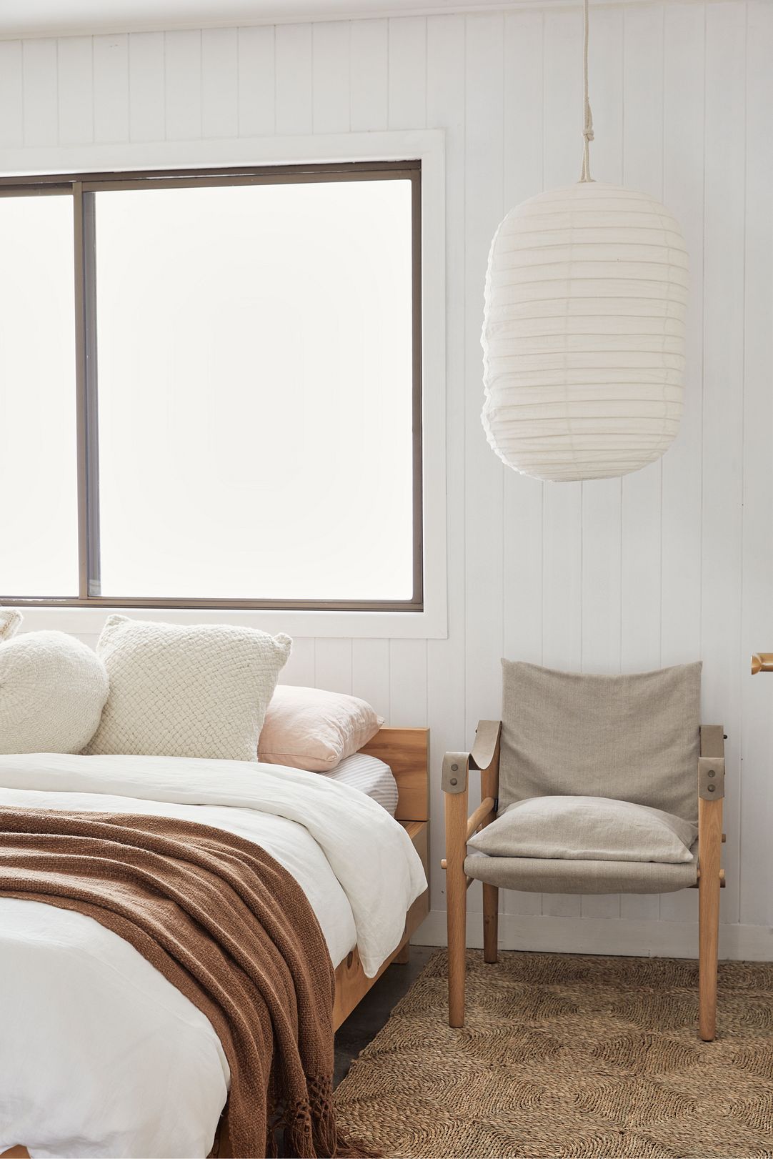 CLOUD LINEN CAPSULE PENDANT IN IVORY | Imprint House