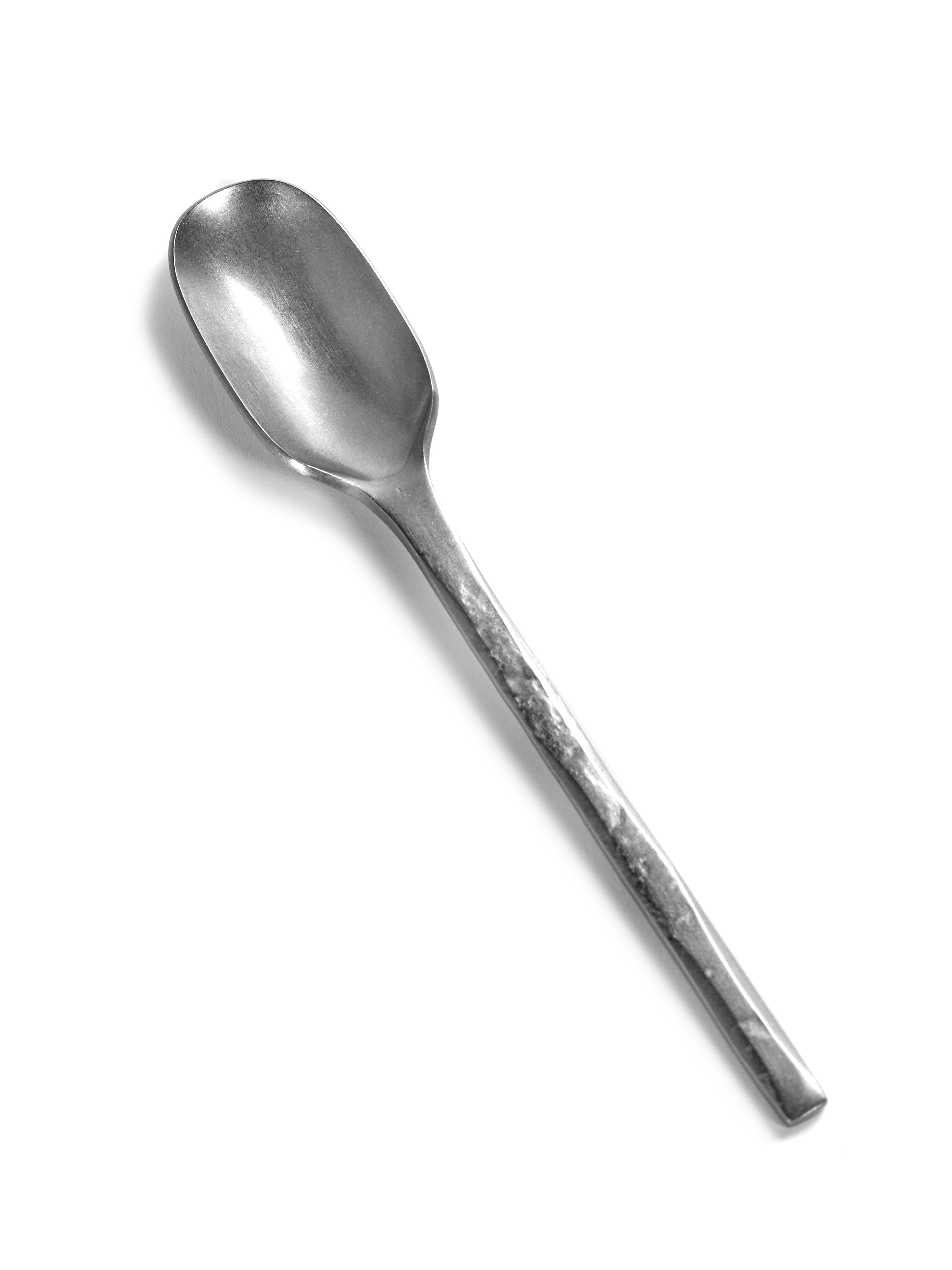 HAMMERED METAL SPOON | STONEWASHED