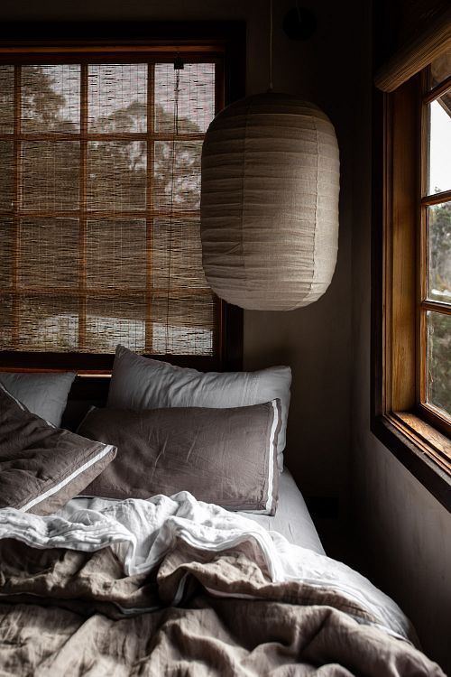 CLOUD LINEN CAPSULE PENDANT IN TAUPE | Imprint House