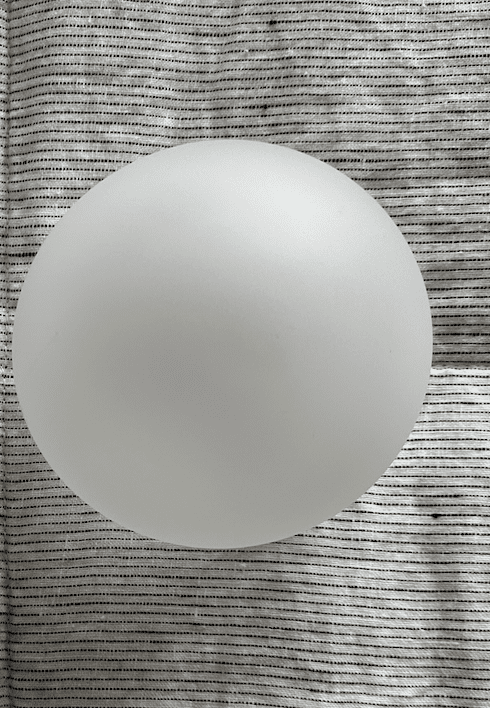 G9 Hand Blown Shroud Globe 100mm | Opal Matte painted | Imprint House