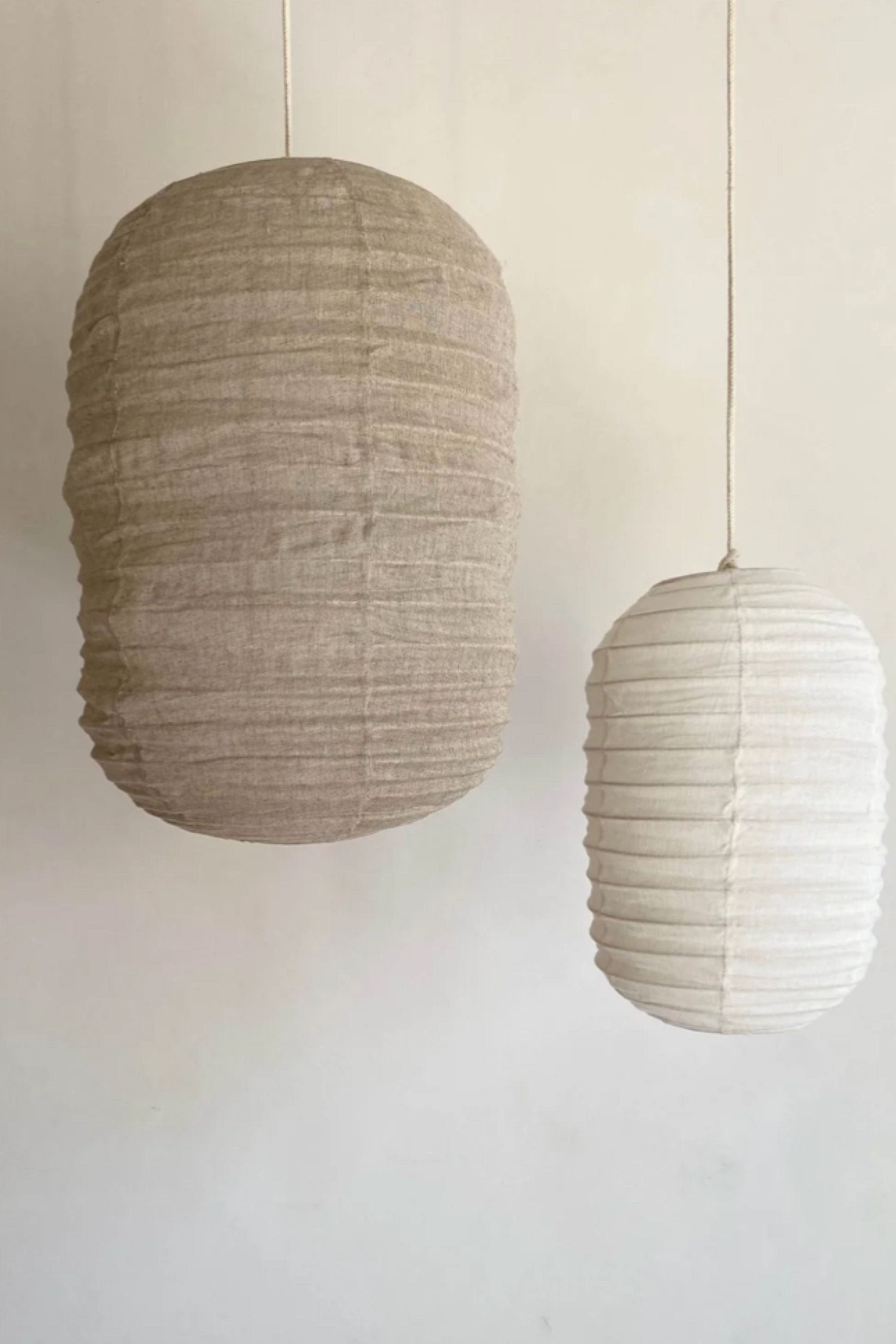 CLOUD LINEN CAPSULE PENDANT IN IVORY | Imprint House