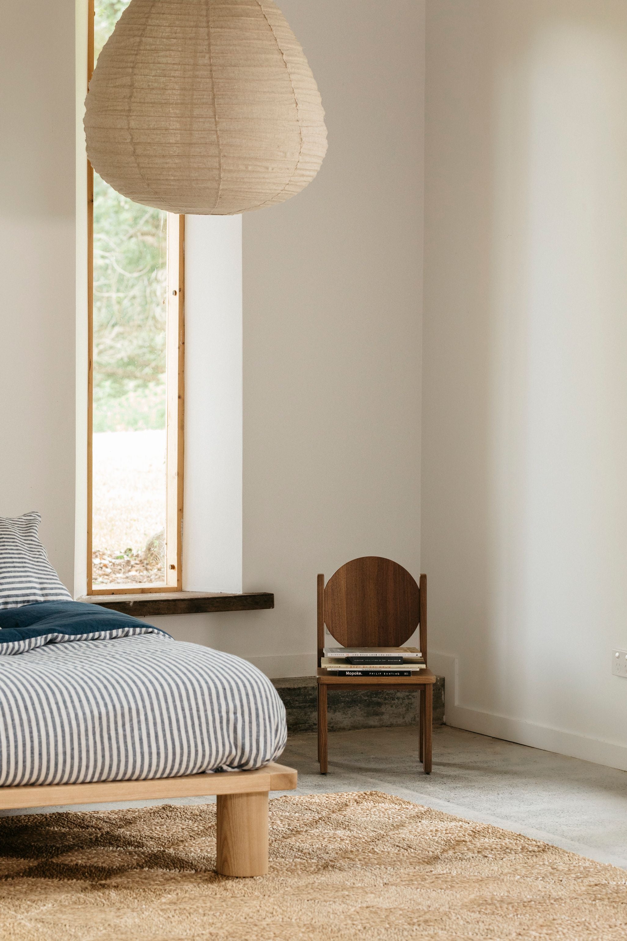CLOUD LINEN PEAR PENDANT IN TAUPE | Imprint House
