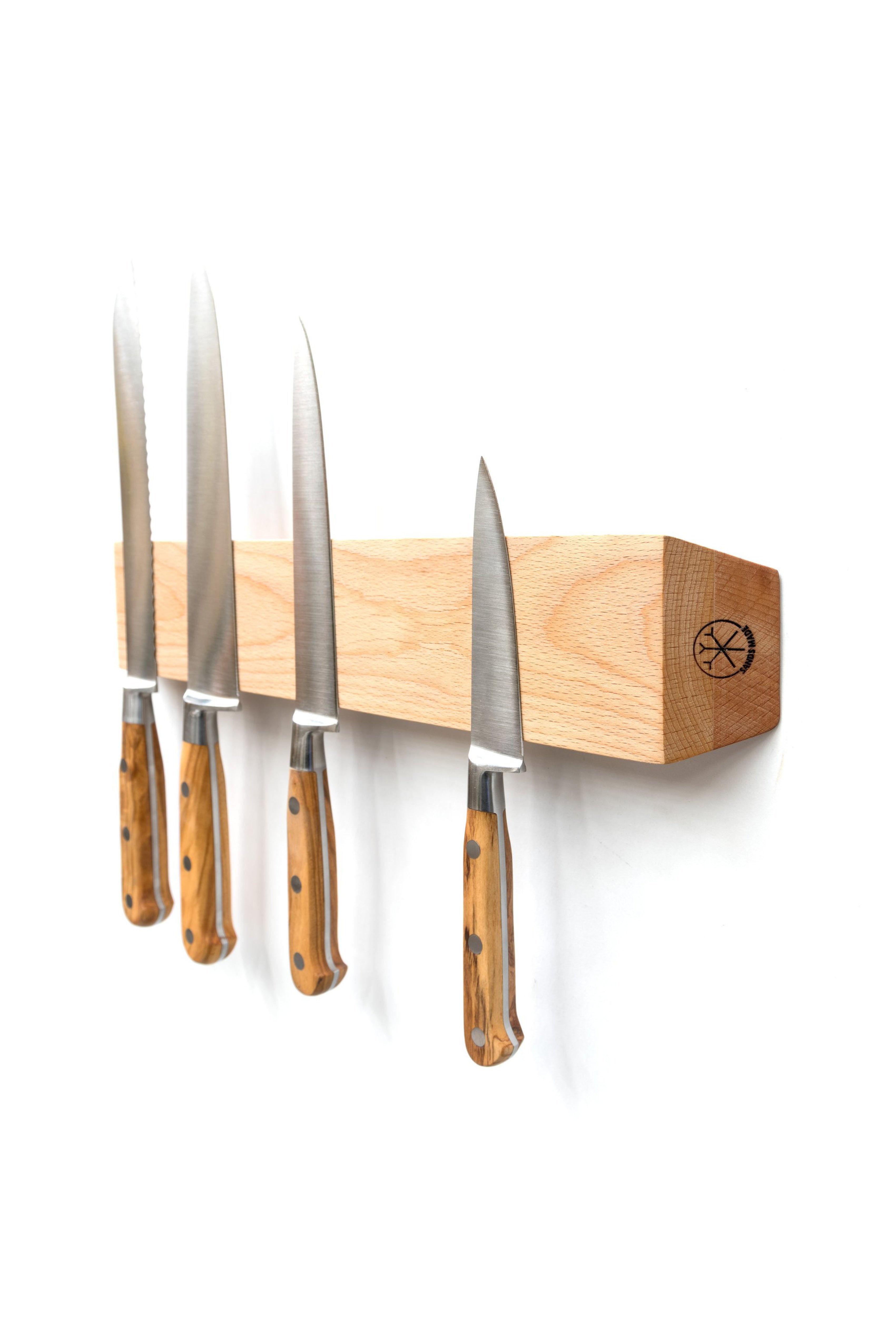 BEECH WOOD MAGNETIC KNIFE RACK | Imprint House