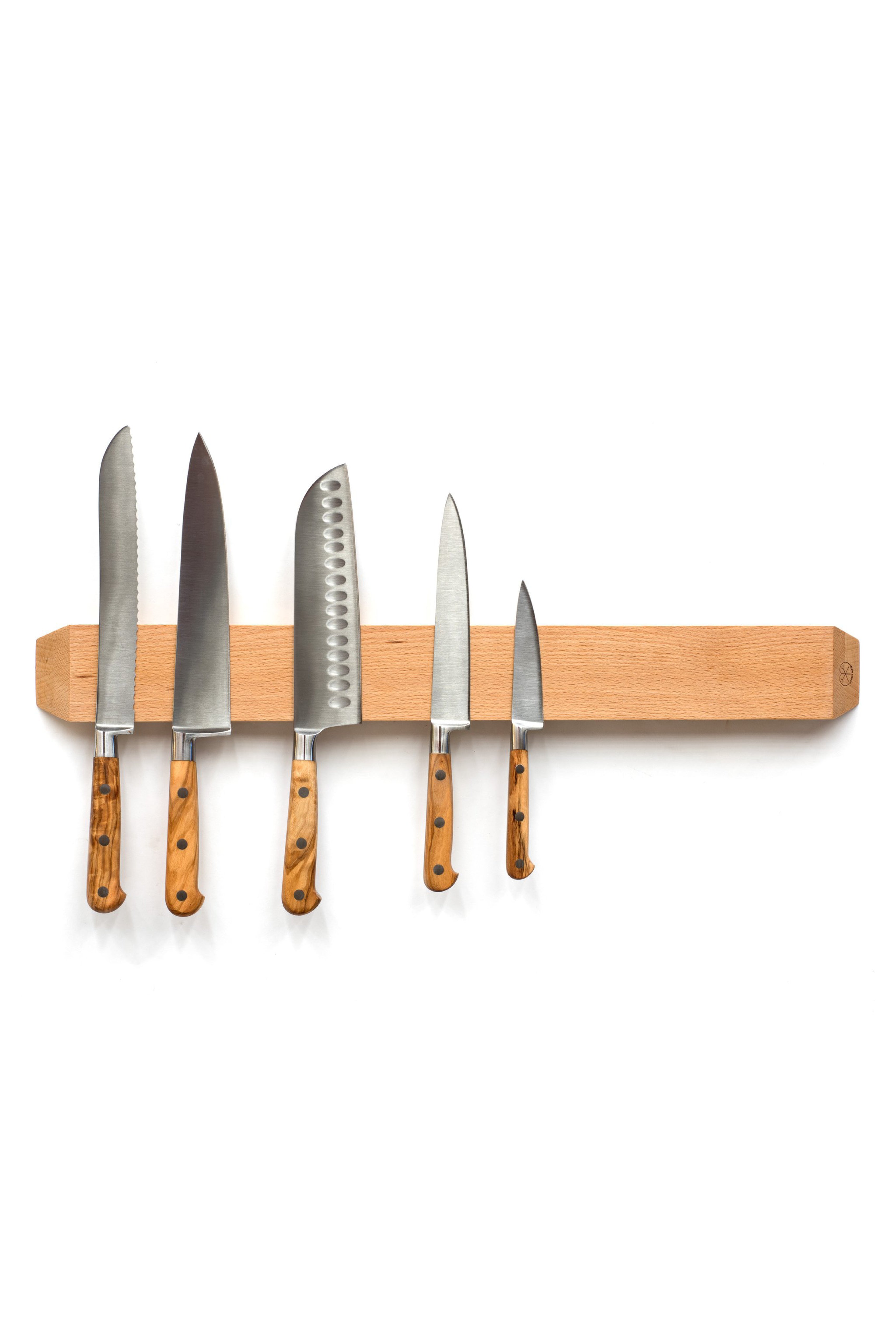 BEECH WOOD MAGNETIC KNIFE RACK | Imprint House
