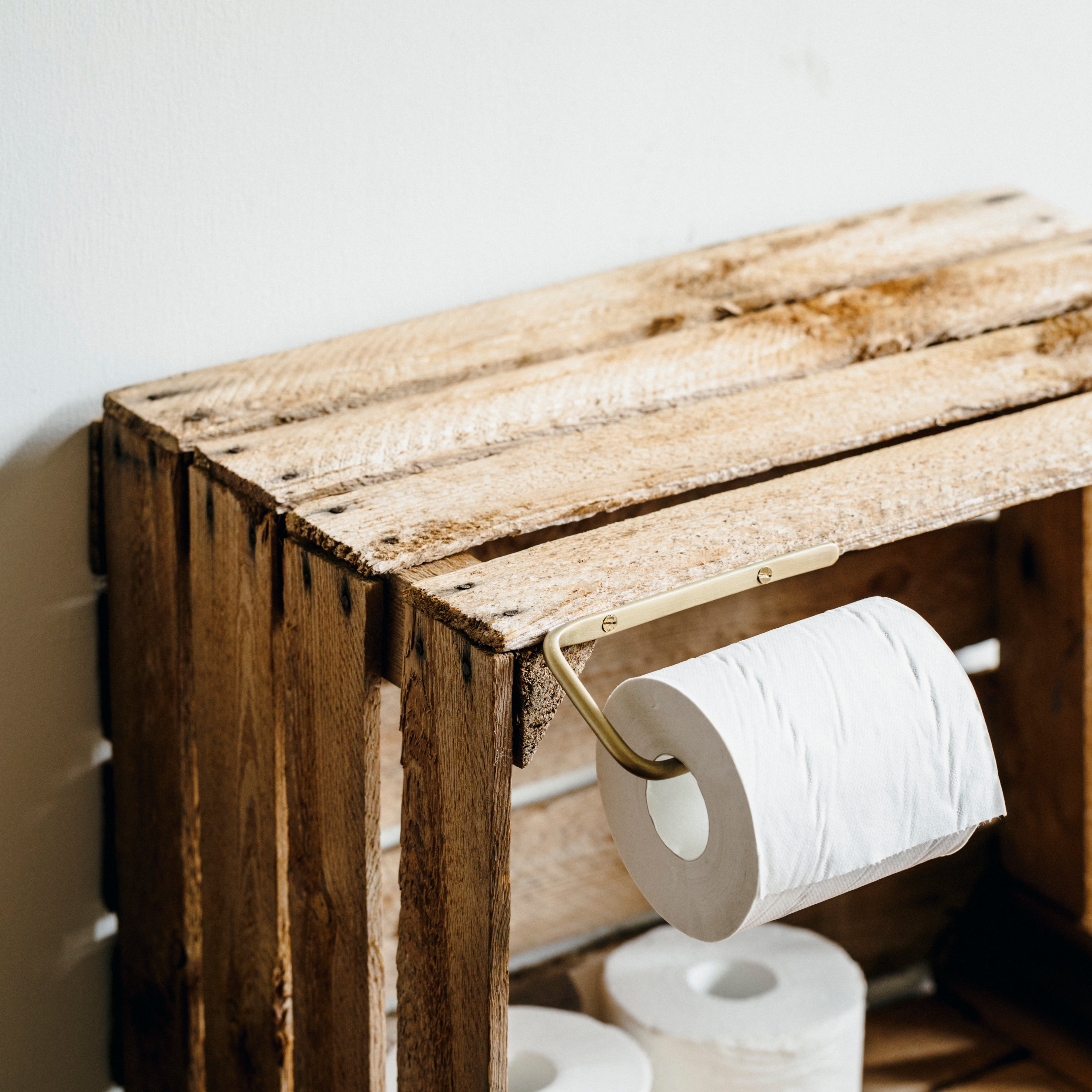 BRASS TOILET PAPER HOLDER | Imprint House