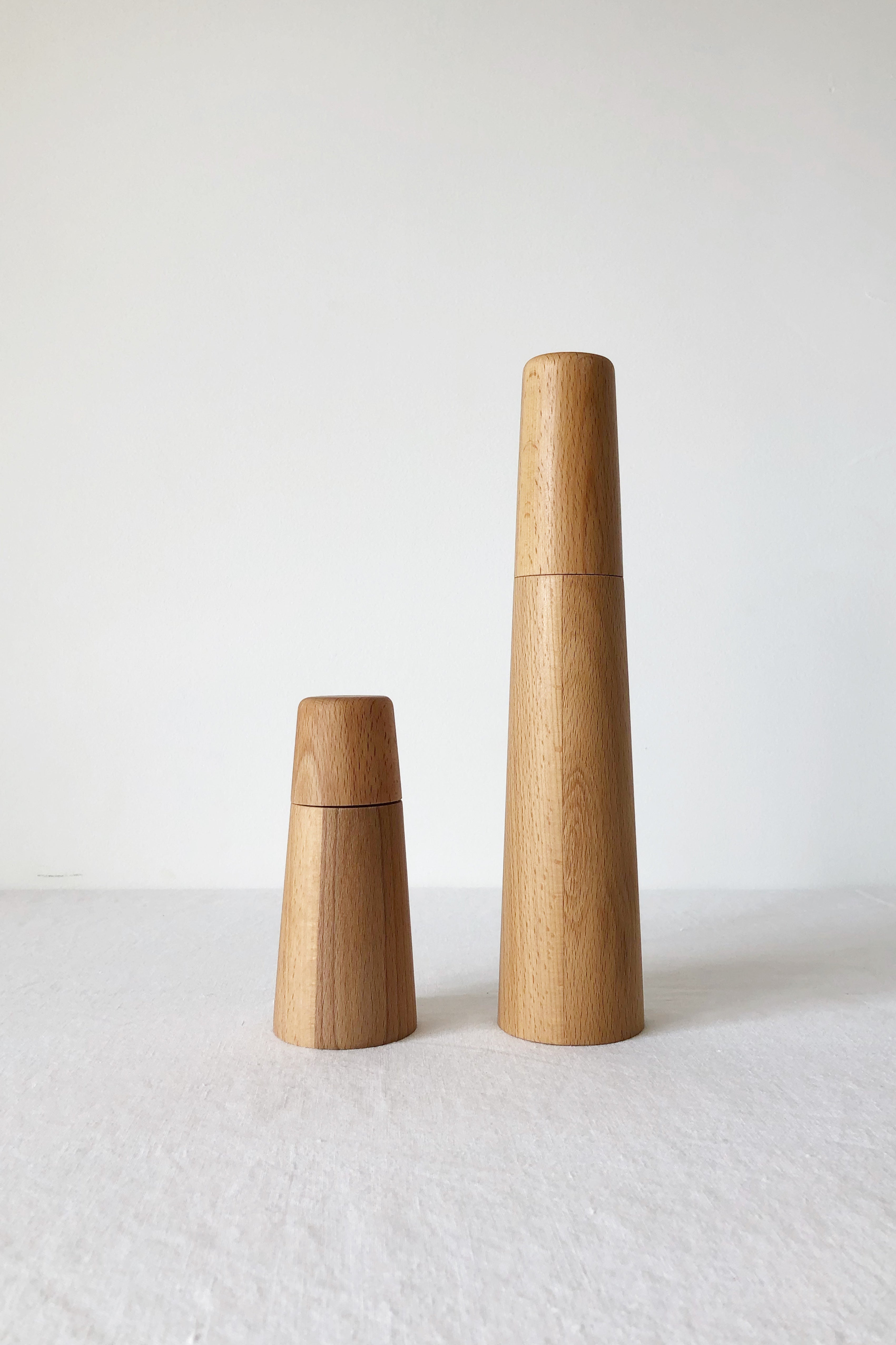 BEECH WOOD SALT AND PEPPER GRINDER MILL | Imprint House
