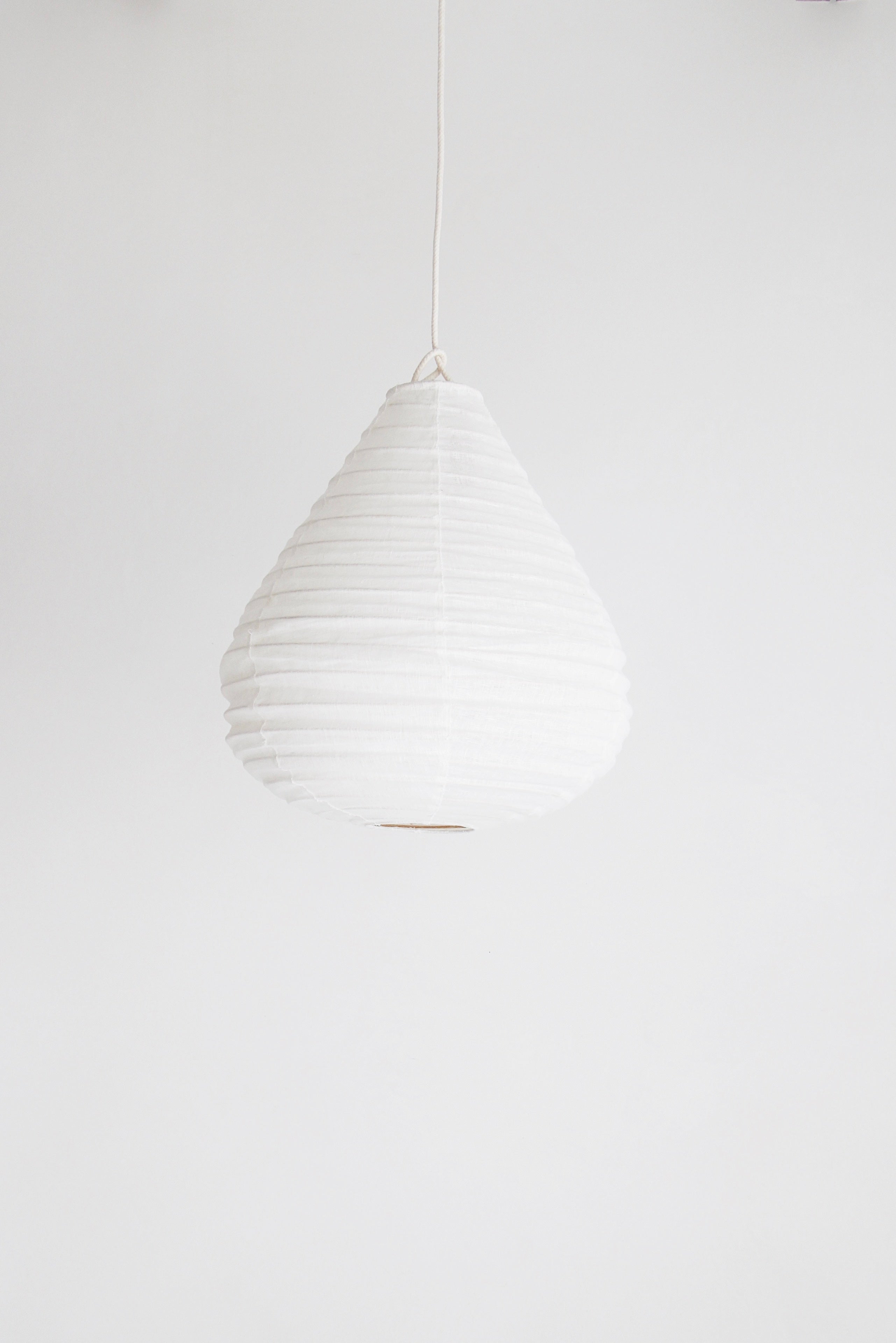 CLOUD LINEN TEARDROP PENDANT IN IVORY | Imprint House
