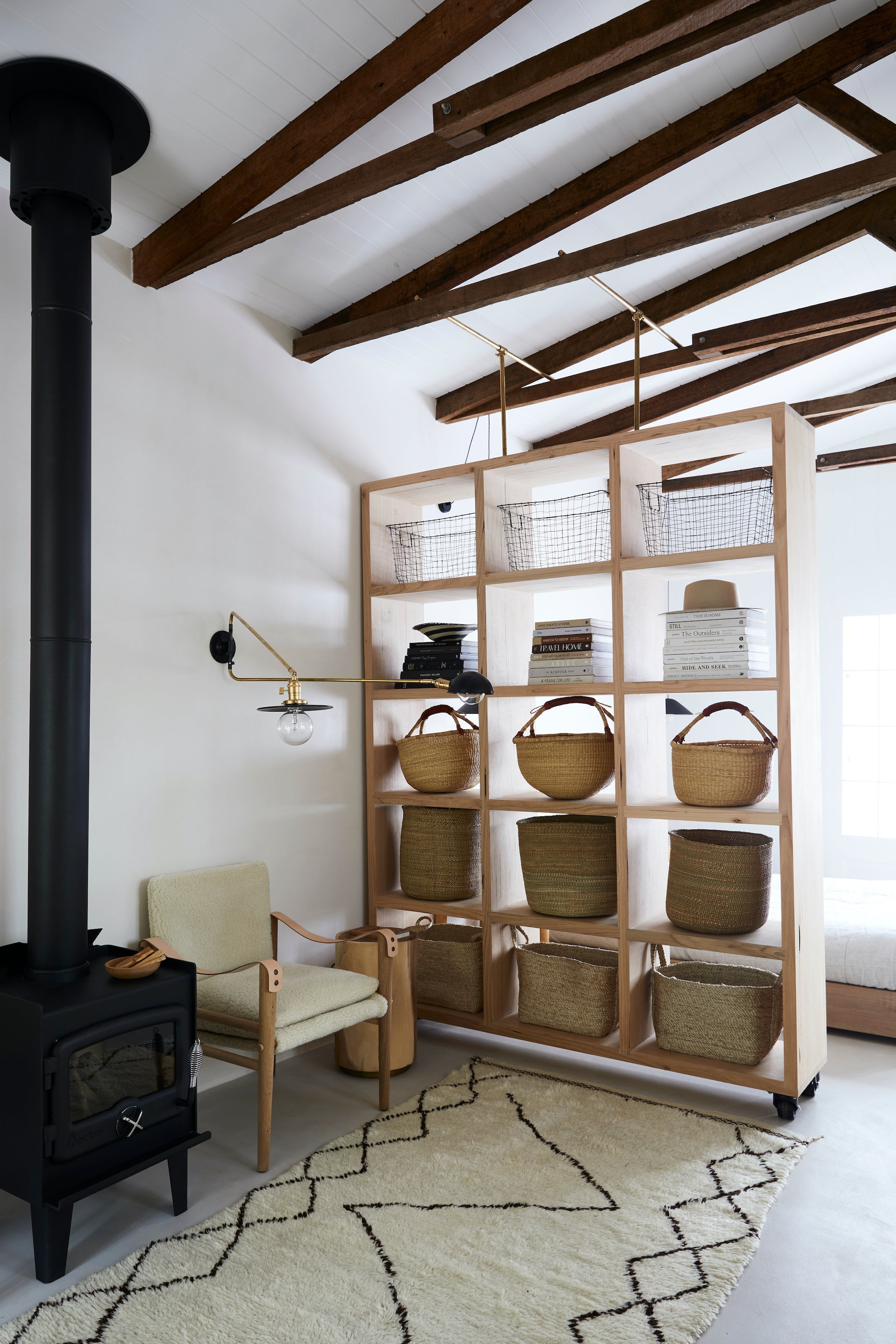 ROUND ELEPHANT GRASS BASKET - 1