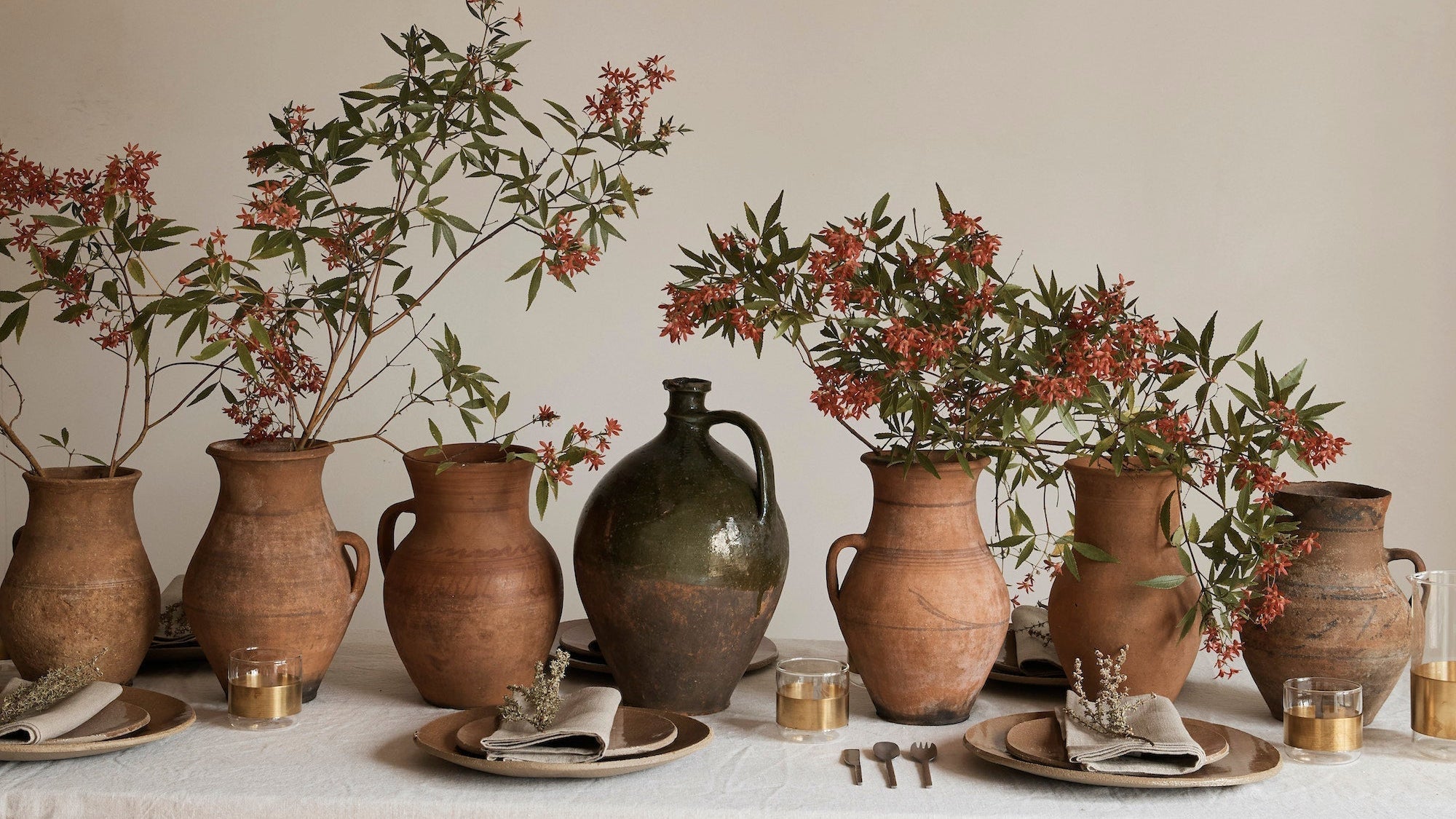 STONEWARE PLATE IN FAWN | LARGE | Imprint House