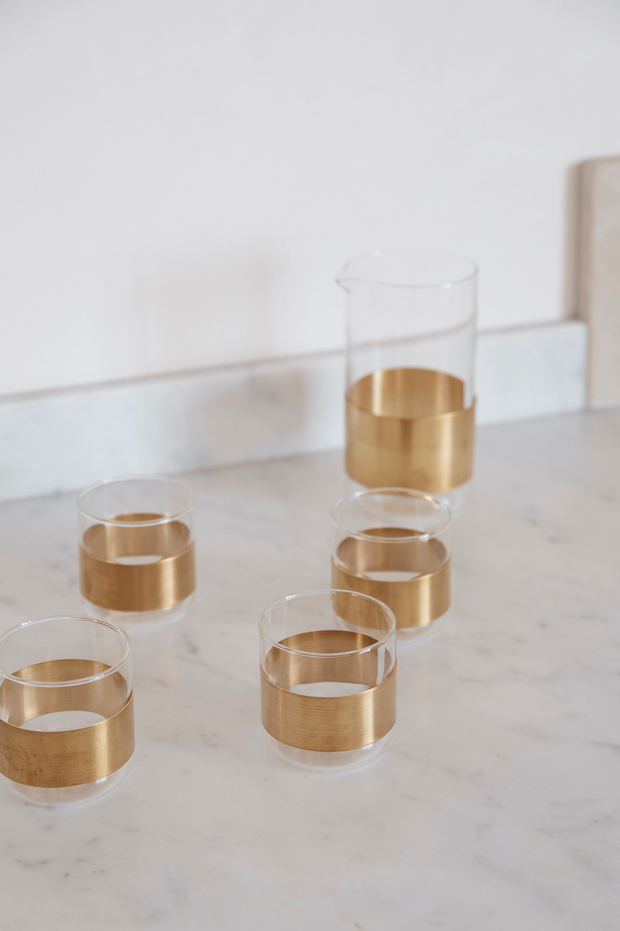 GLASS WITH COPPER BAND | Imprint House