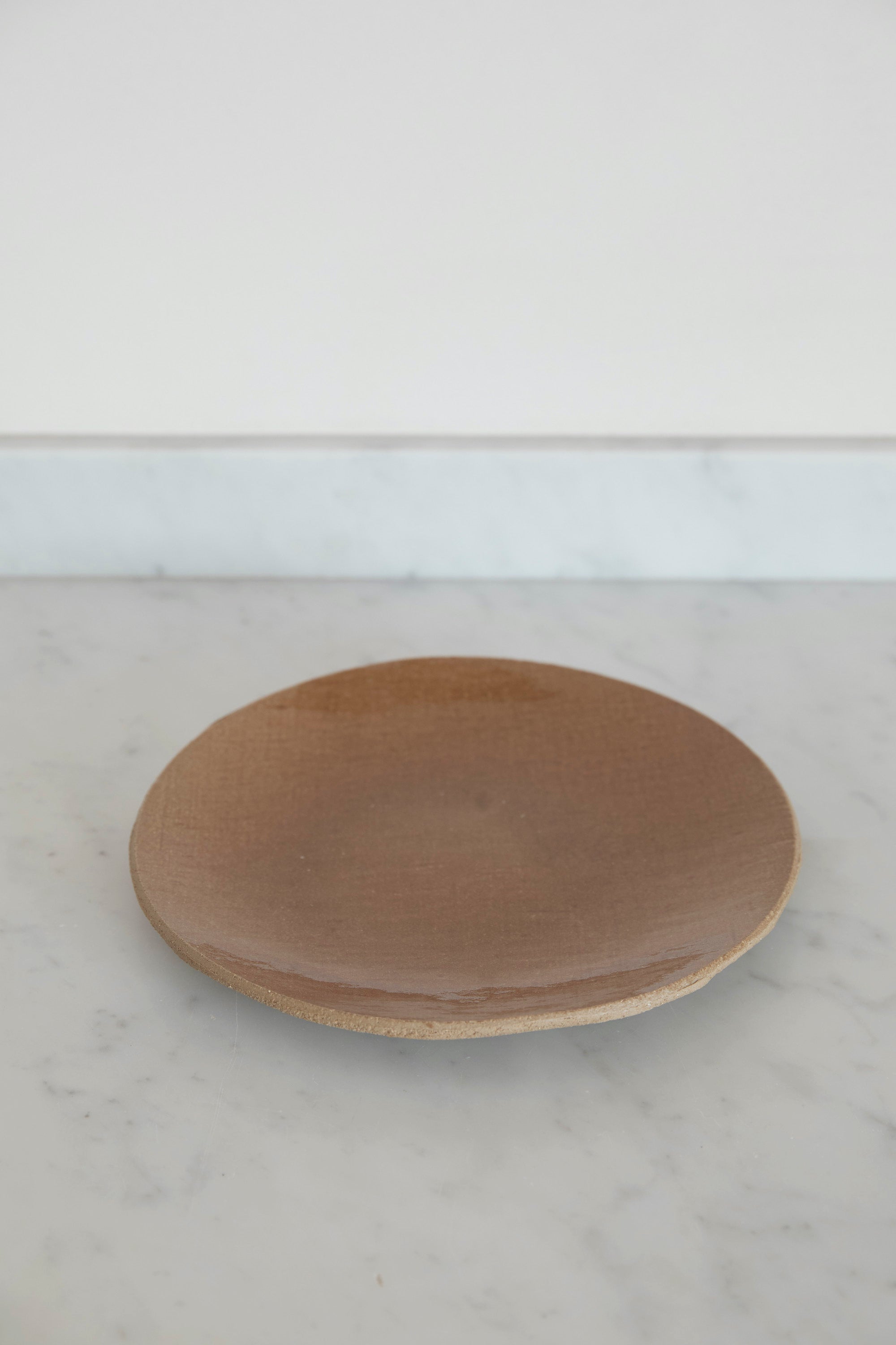STONEWARE PLATE IN FAWN | LARGE | Imprint House