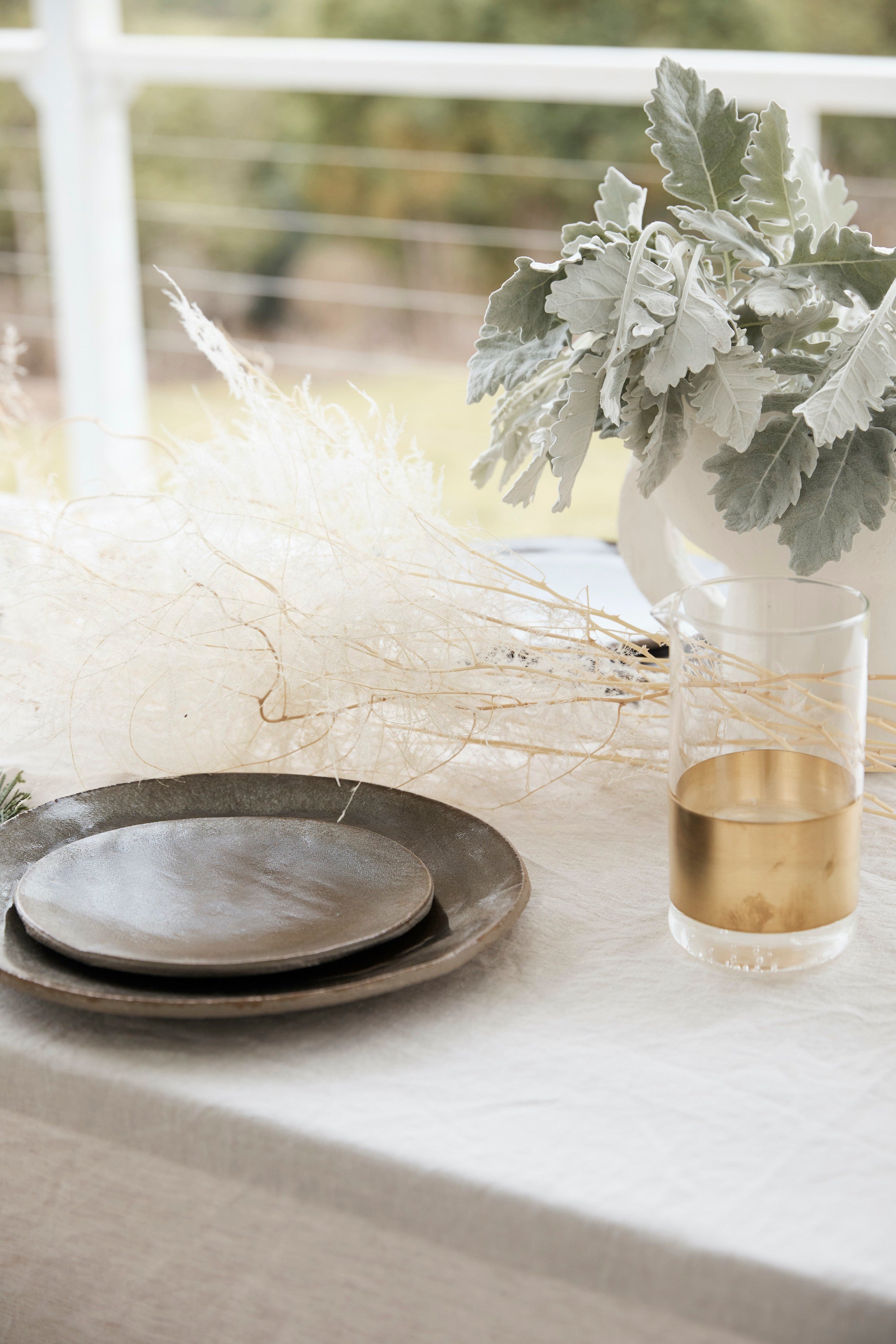 STONEWARE PLATE IN MUSHROOM | MEDIUM | Imprint House