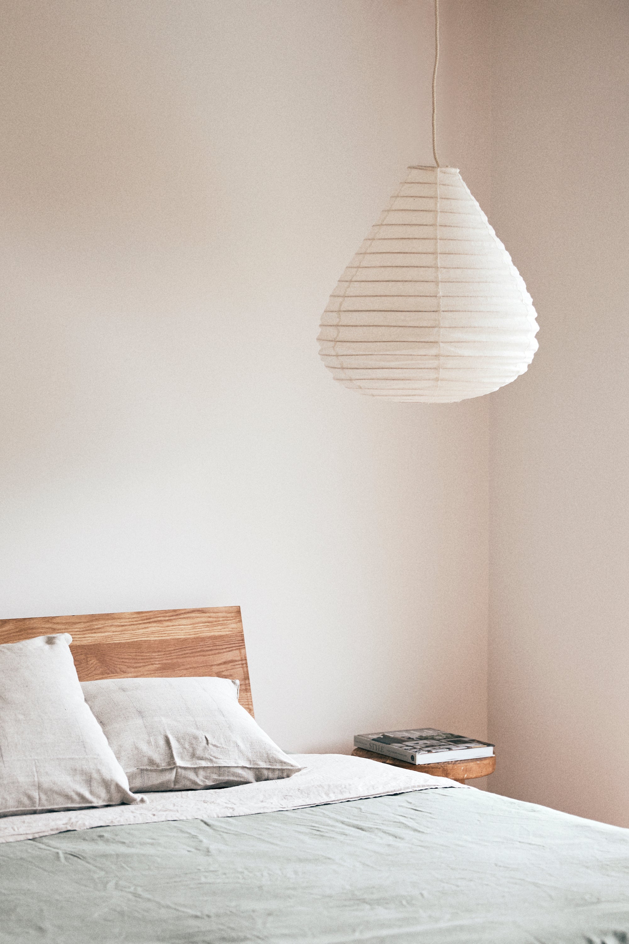 CLOUD LINEN TEARDROP PENDANT IN IVORY | Imprint House