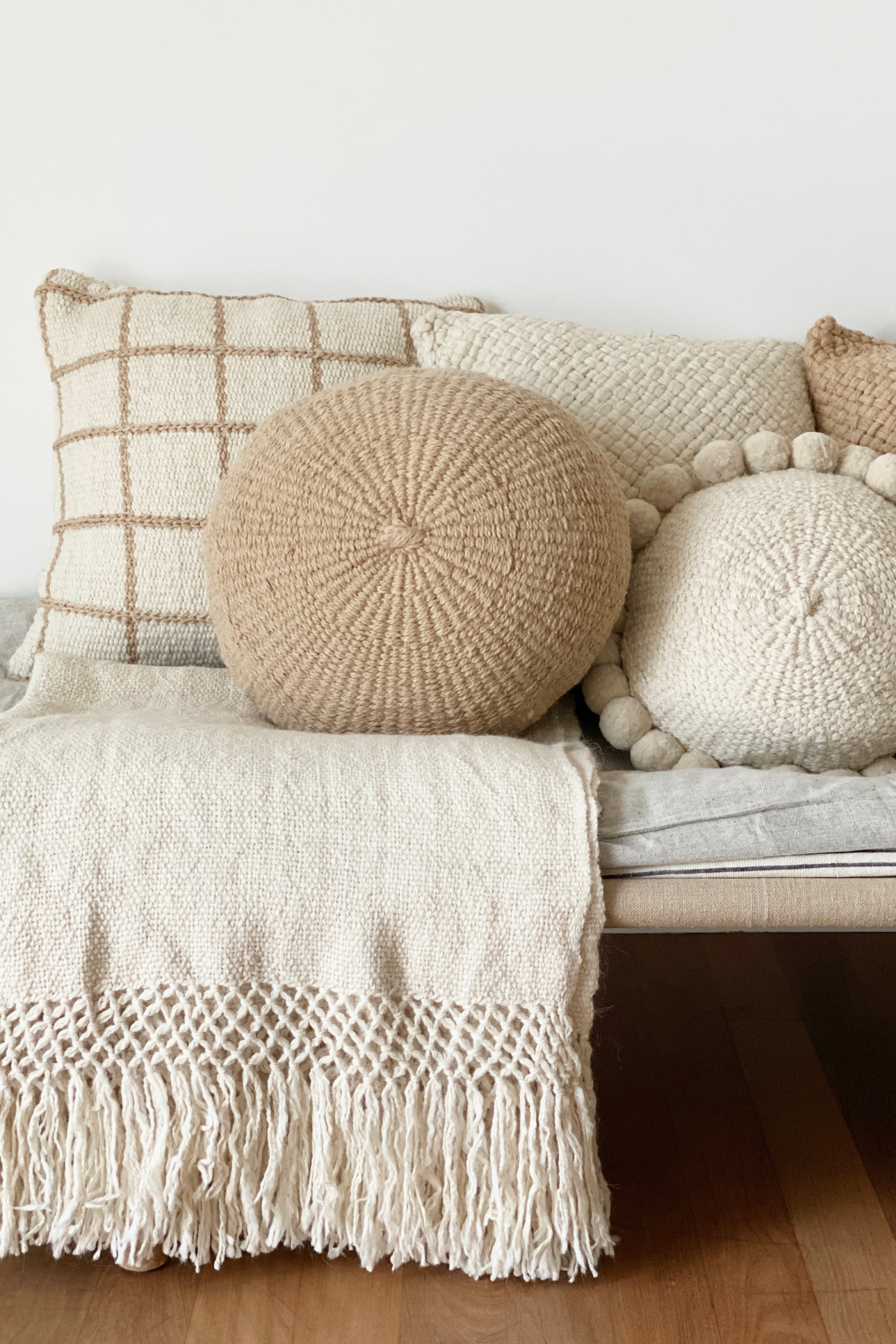 PUNA LLAMA THROW | NATURAL WHITE | Imprint House