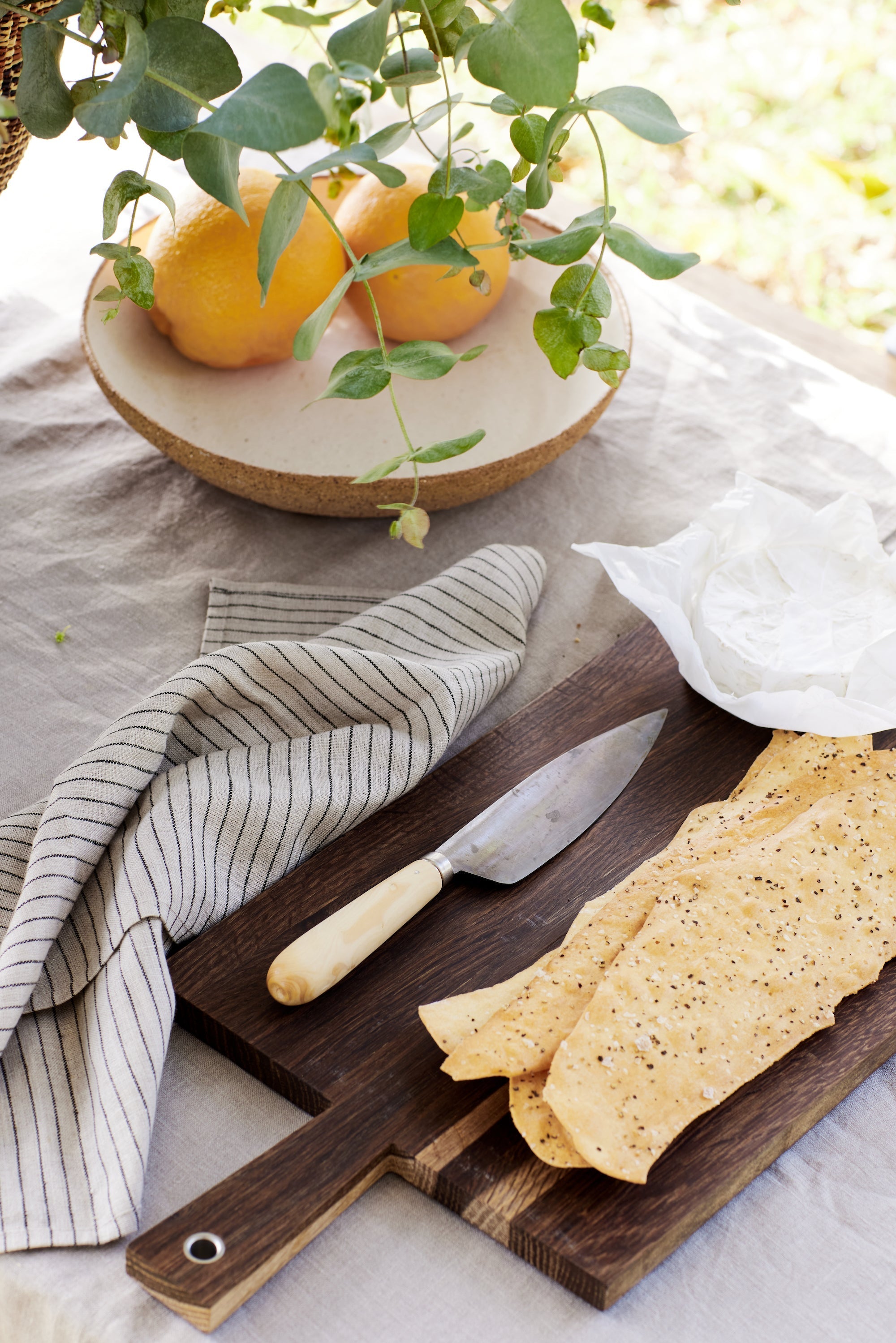 SMOKED OAK SERVING BOARD | MEDIUM | Imprint House