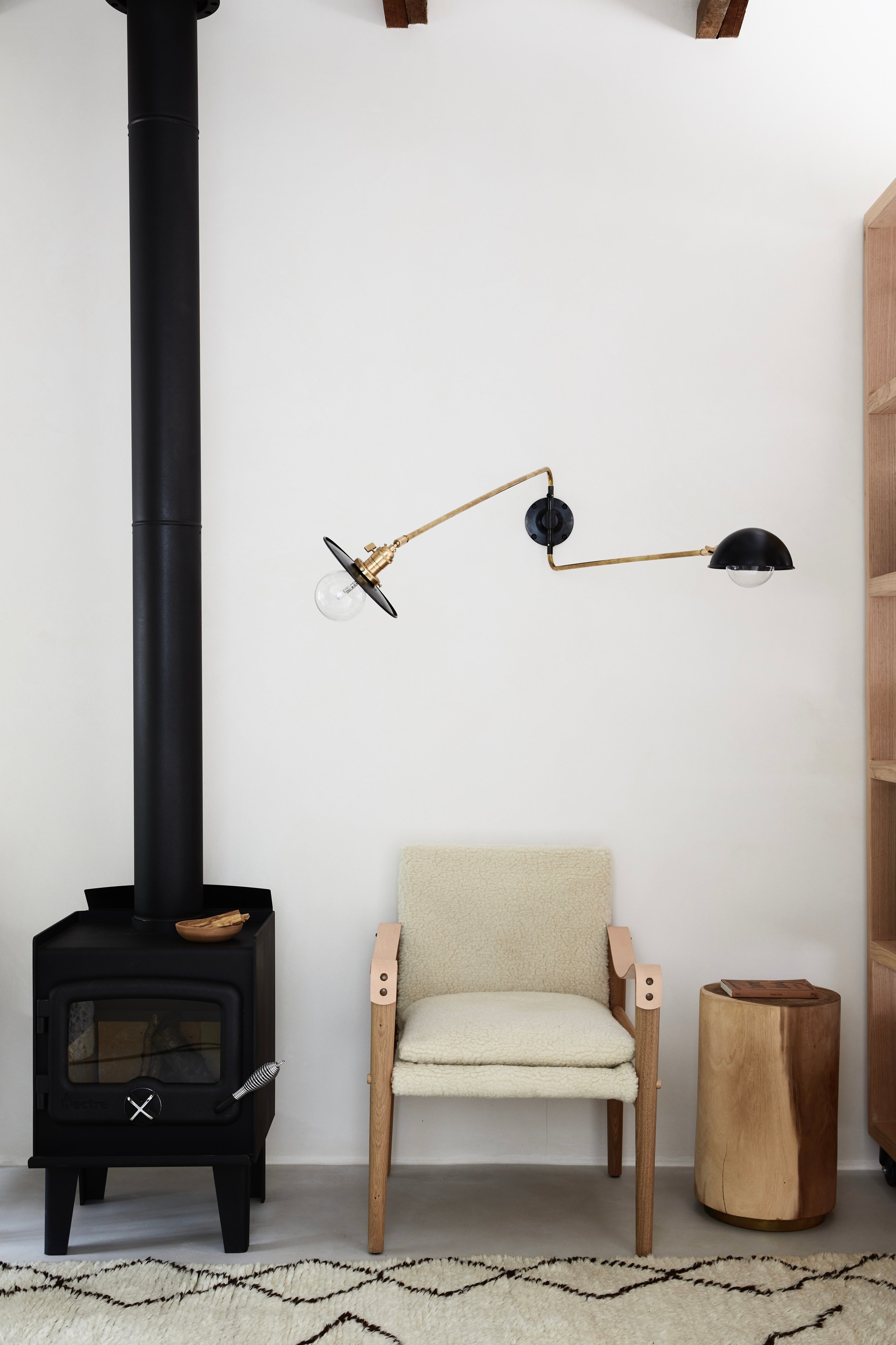 LE SAFARI LOUNGE CHAIR - SHEARLING | Imprint House