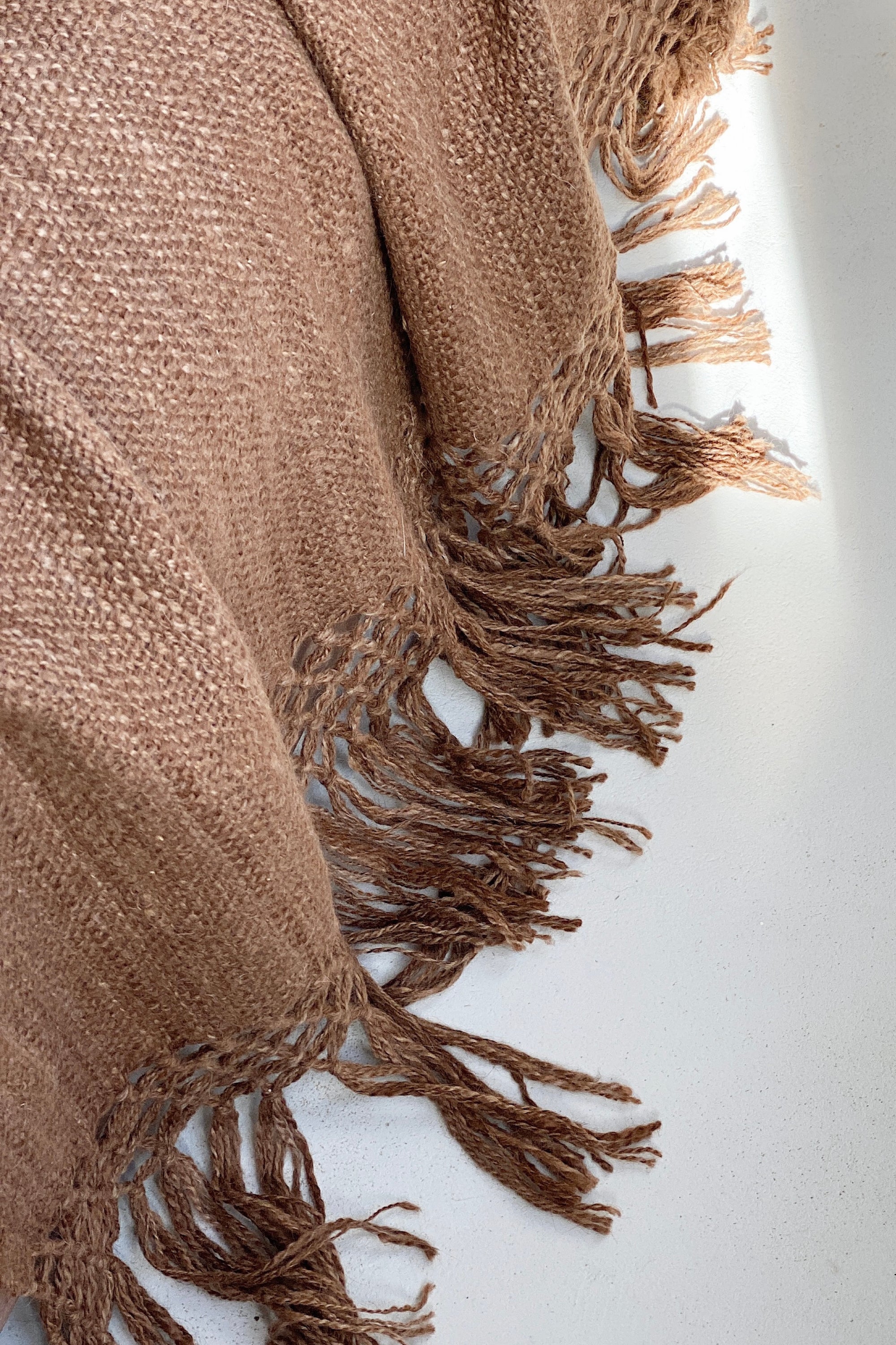 PUNA LLAMA THROW | TOBACCO | Imprint House