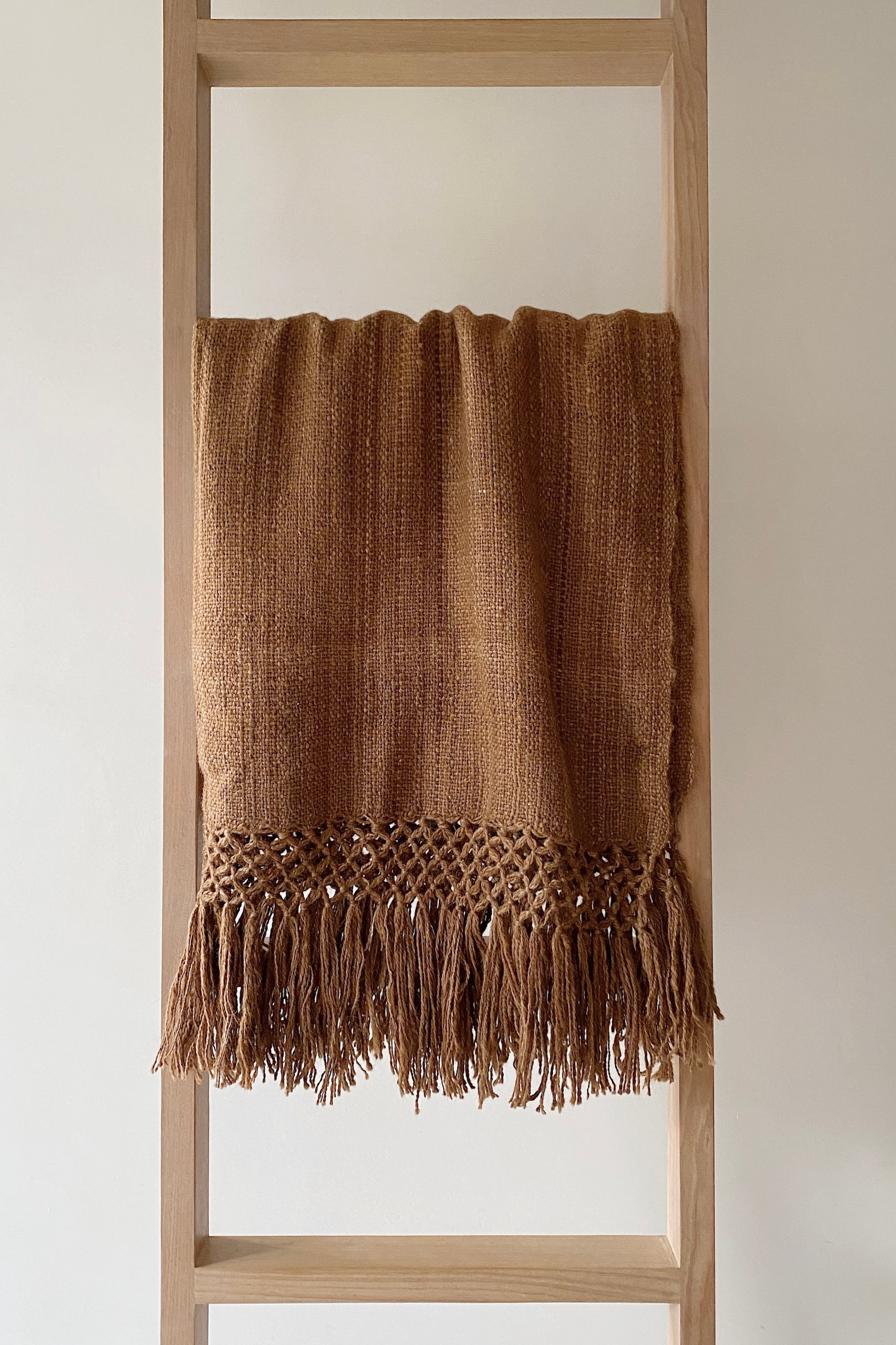 PUNA LLAMA THROW | TOBACCO | Imprint House