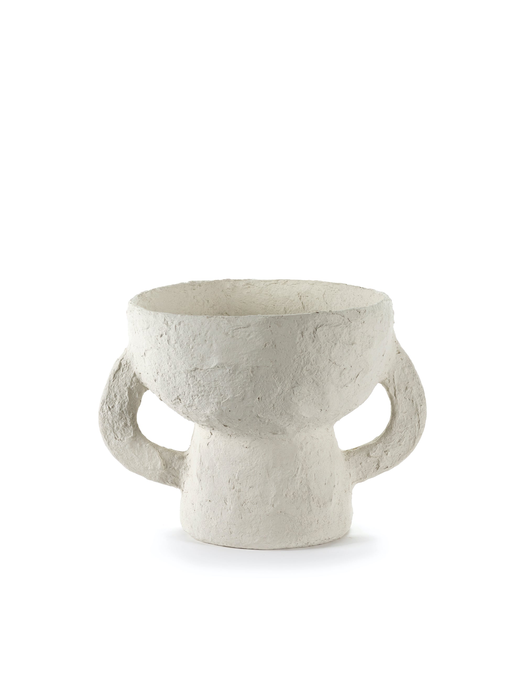 papier-mâché earth vase - 1