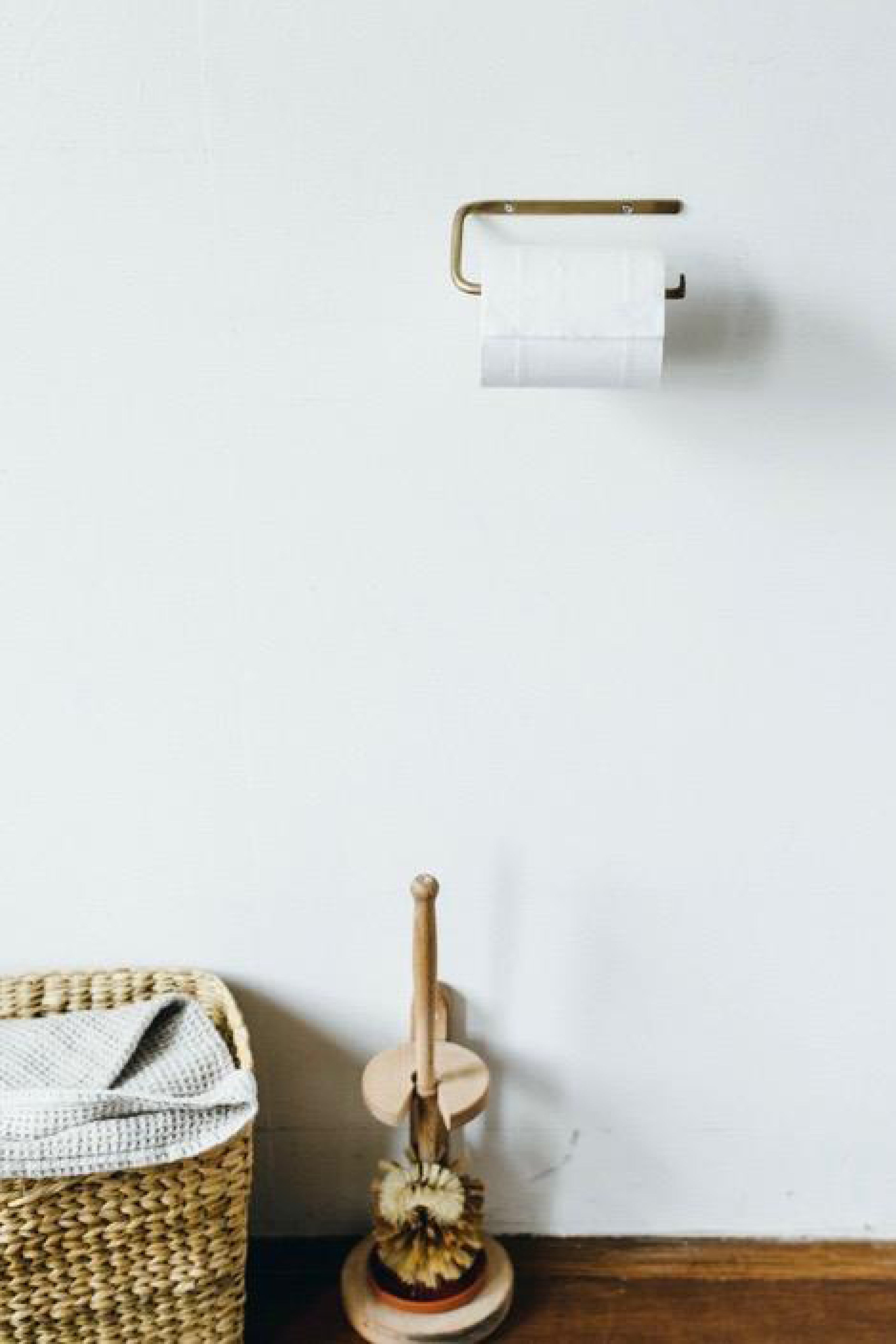BRASS TOILET PAPER HOLDER | Imprint House