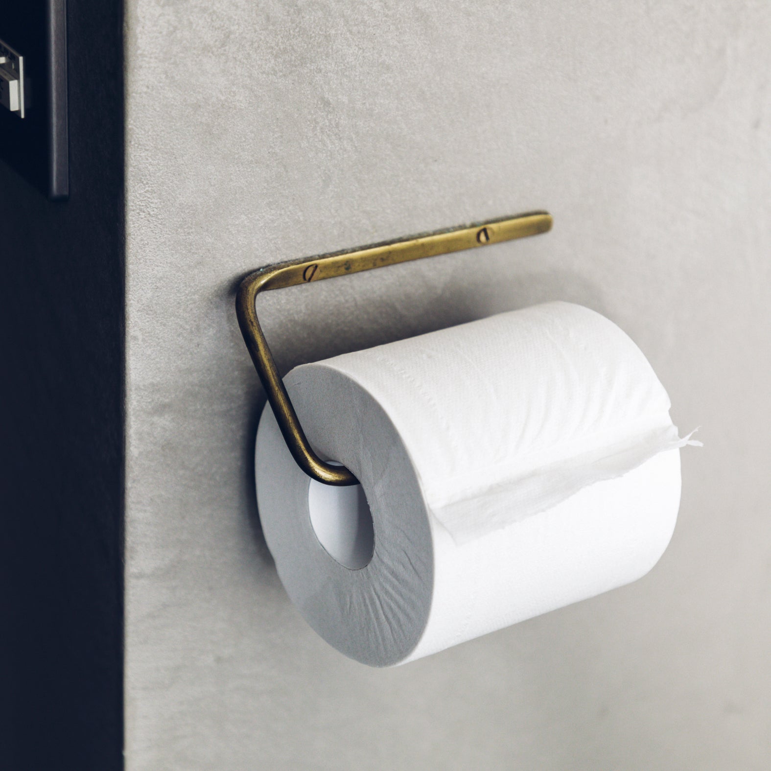 BRASS TOILET PAPER HOLDER | Imprint House