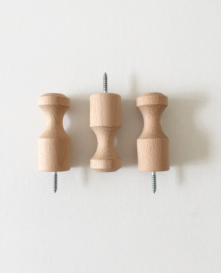 TIMBER PEG HOOK IN BEECH - SINGLE | Imprint House