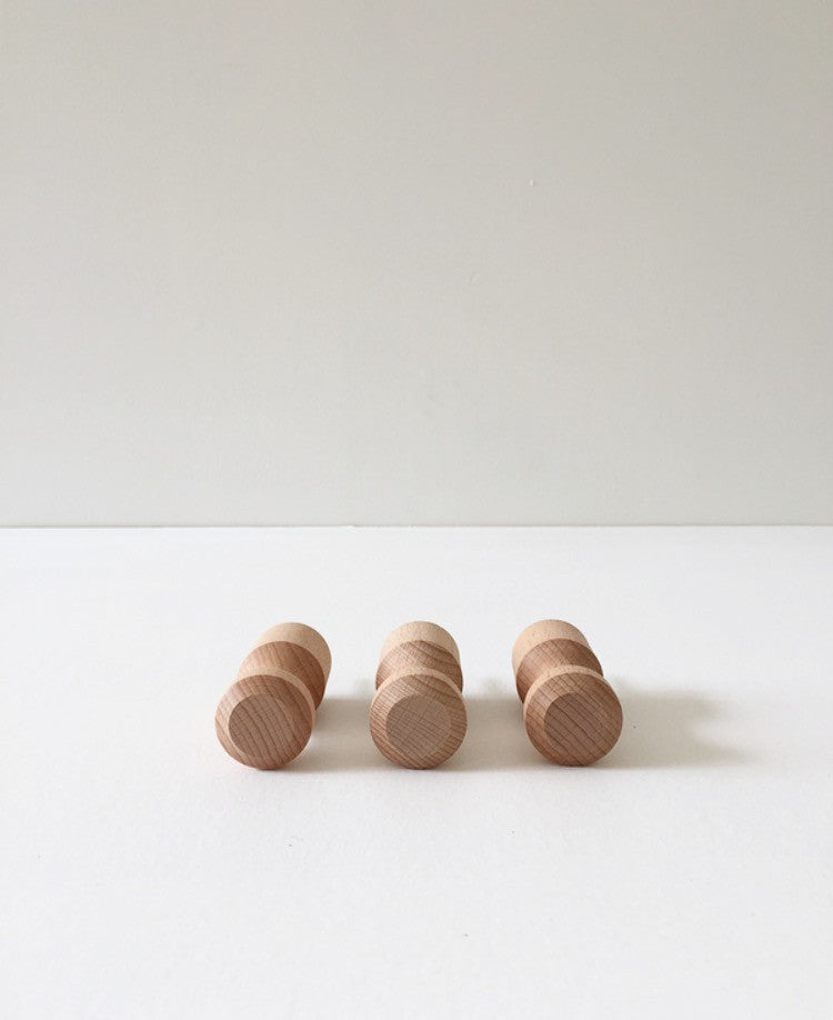 TIMBER PEG HOOK IN BEECH - SINGLE - 4