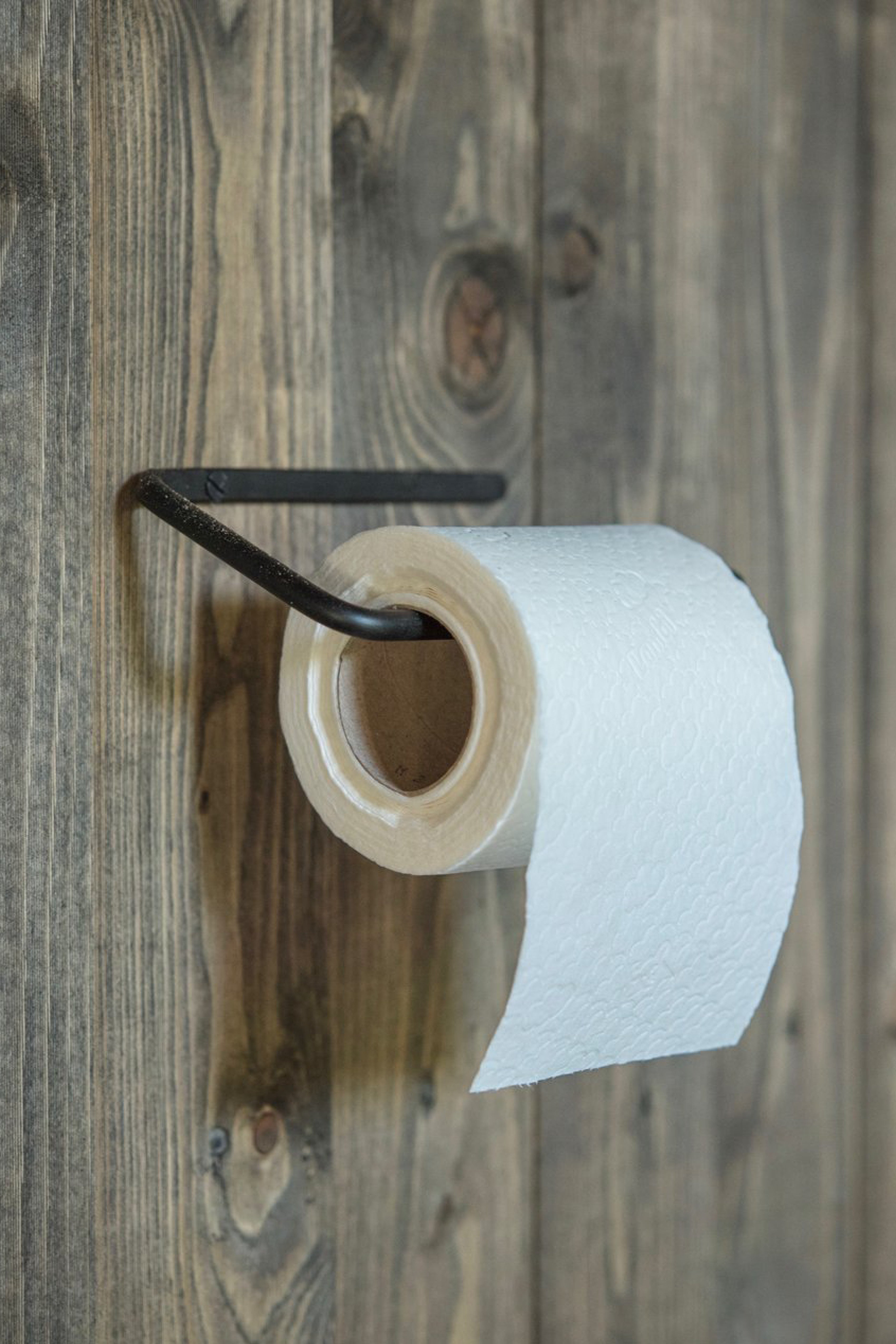 IRON TOILET PAPER HOLDER - 1
