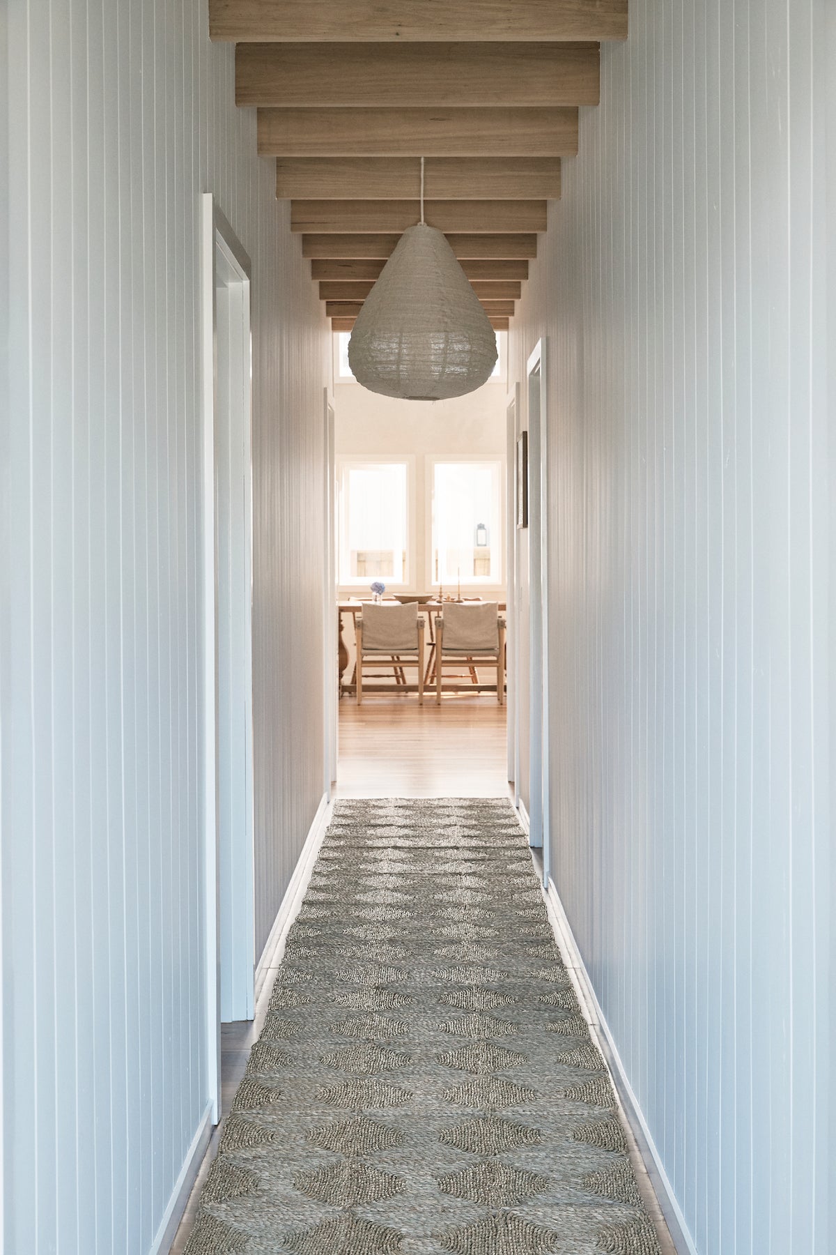 CLOUD LINEN TEARDROP PENDANT IN TAUPE | Imprint House