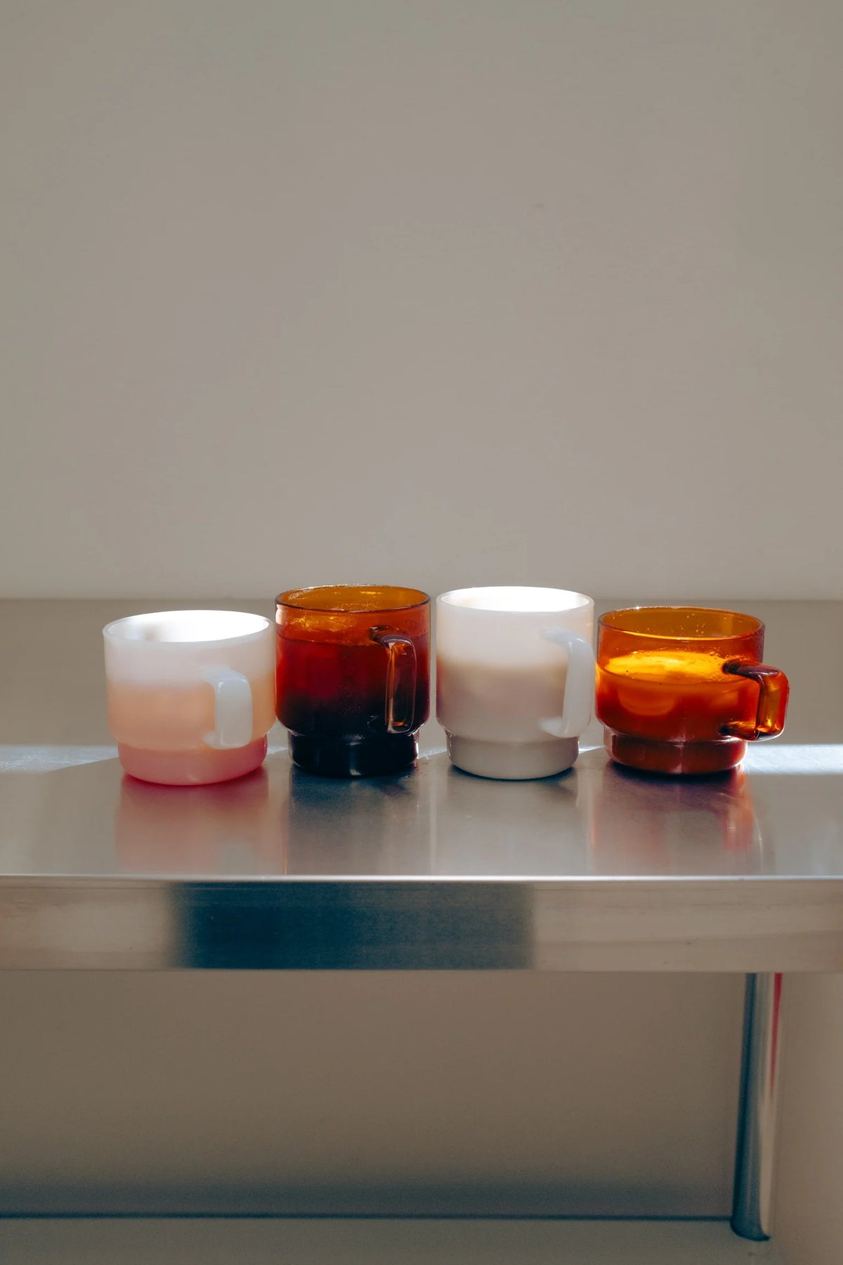 Handblown Borosilicate Glass Mugs