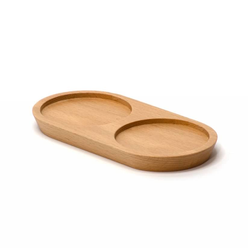 BEECH SALT AND PEPPER MILL TRAY | Imprint House